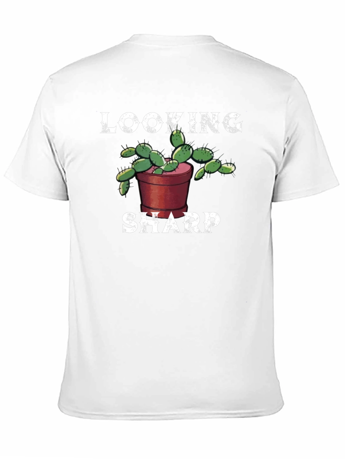 Black Looking Sharp Cactus T-Shirt view 11