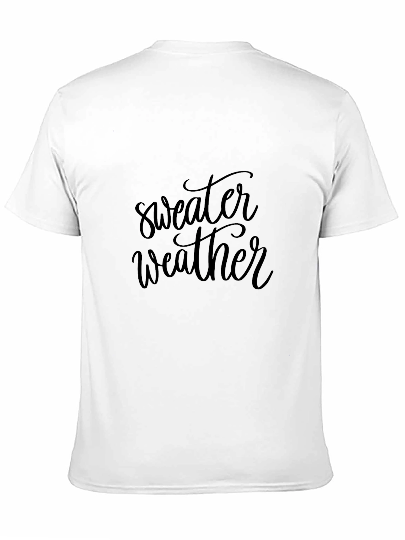 Black Sweater Weather T-Shirt - Stylish Casual Tee view 11