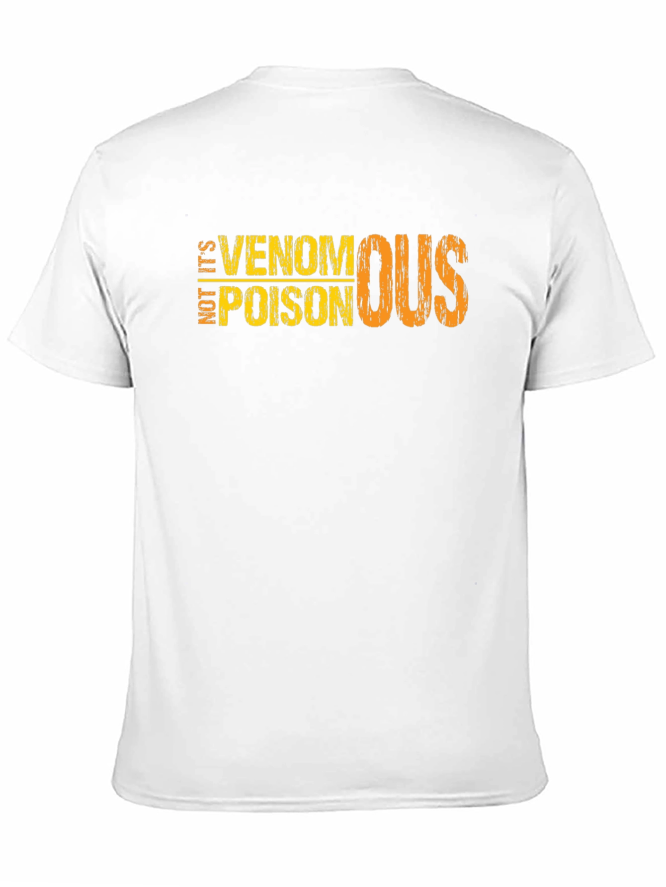 Black Not It's Poison, Venomous Black T-Shirt view 11