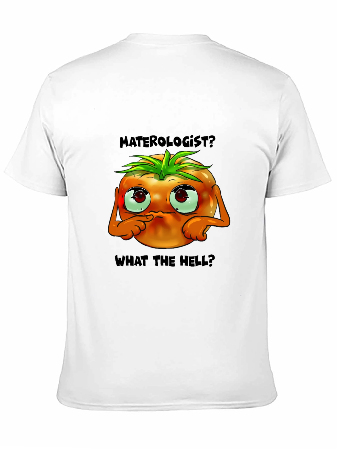 Black Materologist? Tomato Graphic T-Shirt view 11