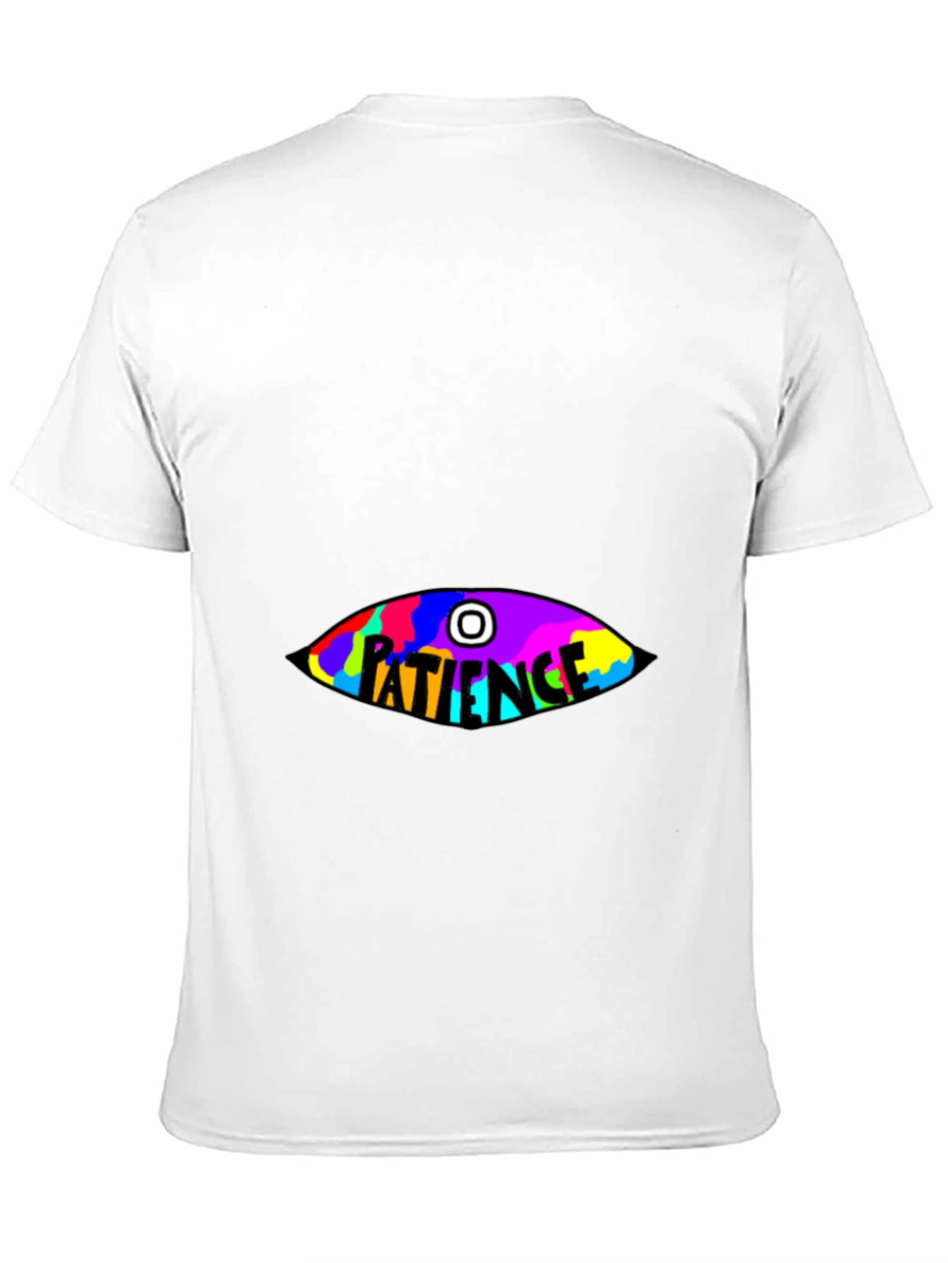 Black Patience Graphic Tee - Eye-Catching Design view 11