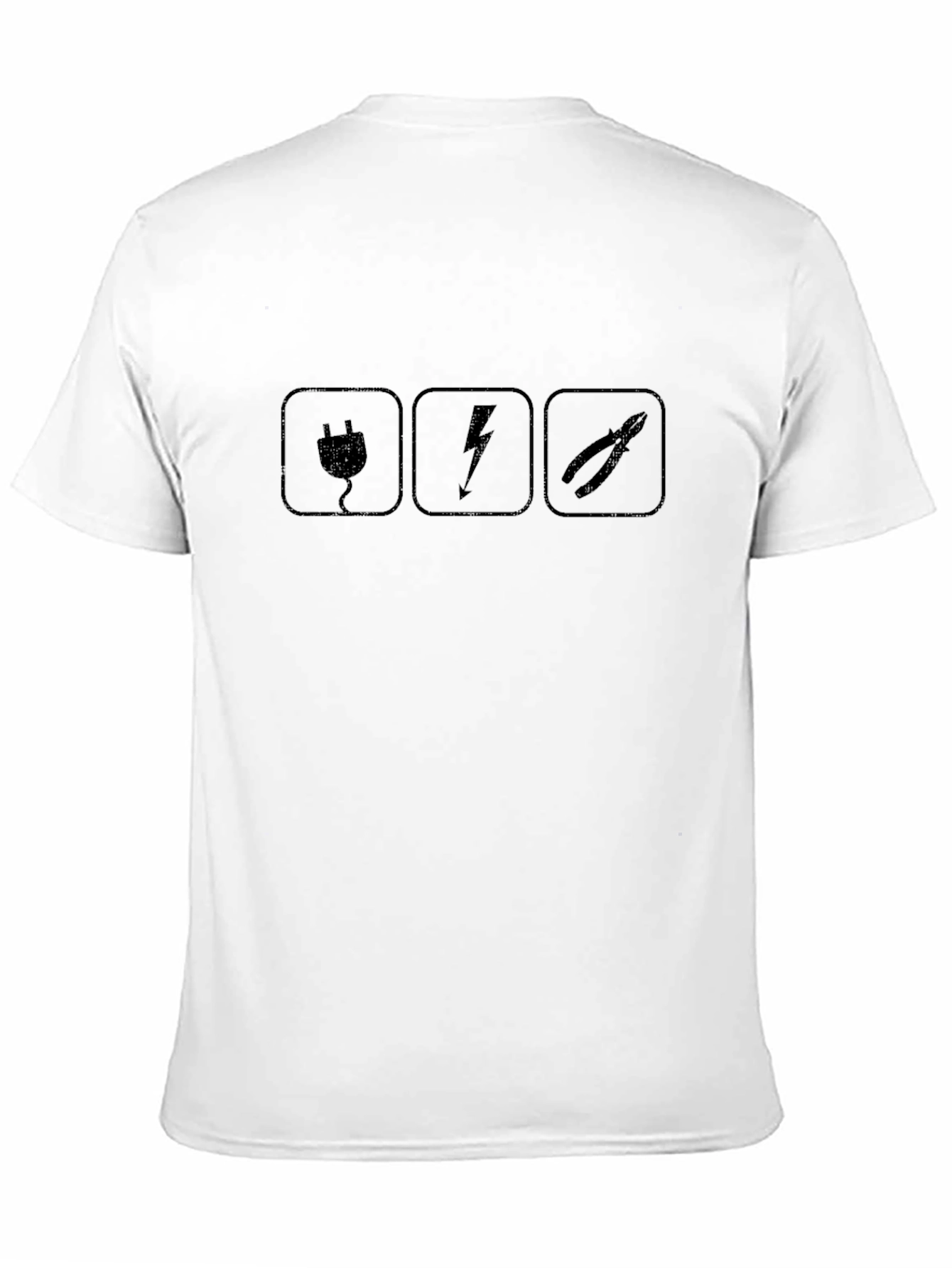 Black Electrician Tools Graphic Tee view 11