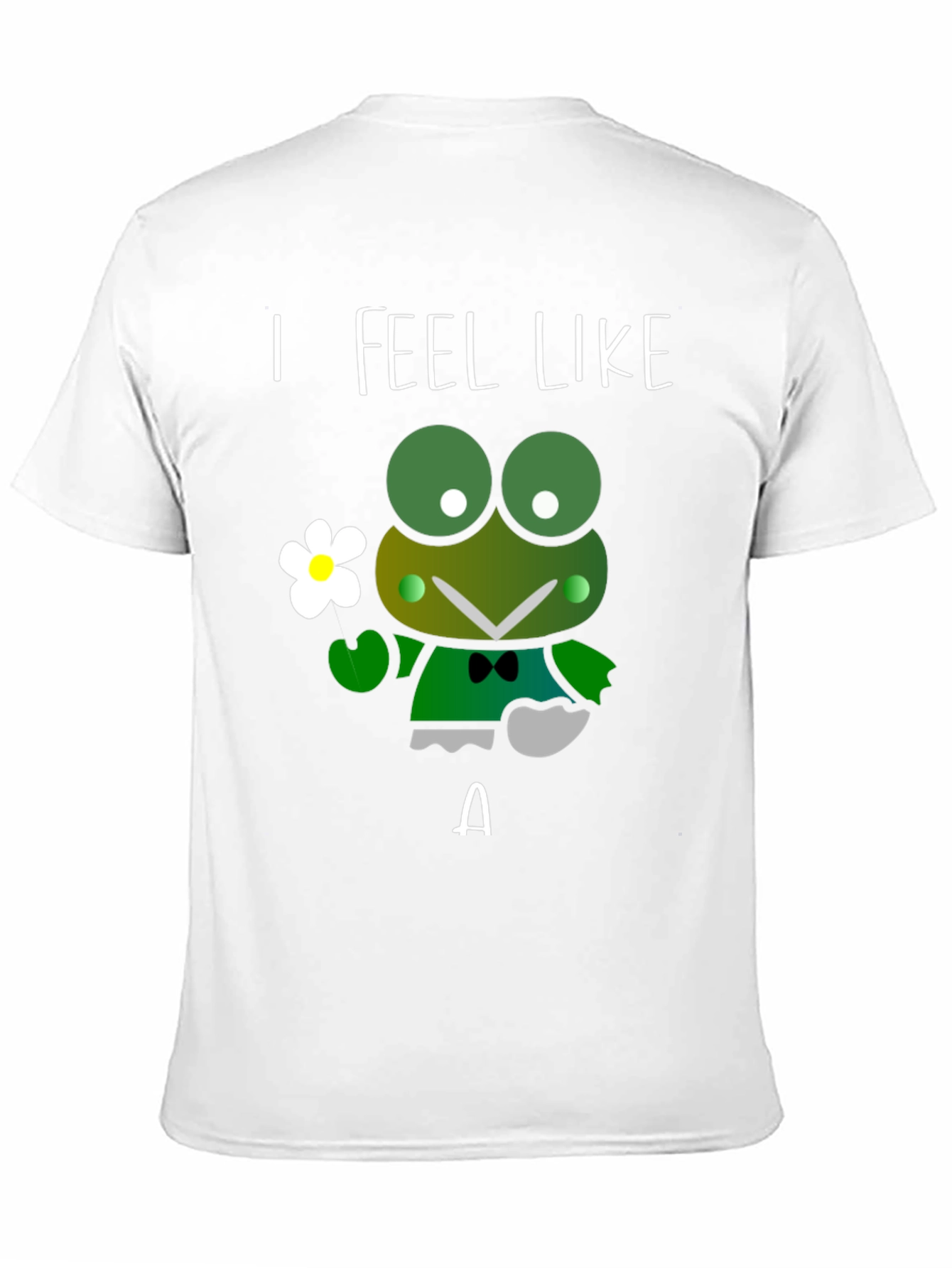 Black I Feel Like A Frog T-Shirt view 11