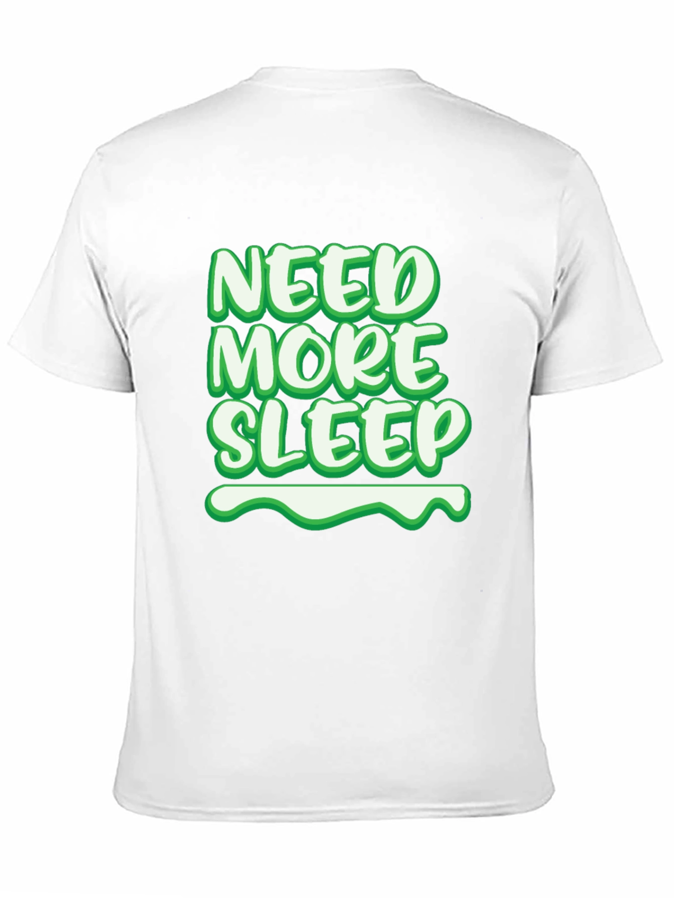 Black Need More Sleep Graphic Tee - Soft Cotton Blend view 11