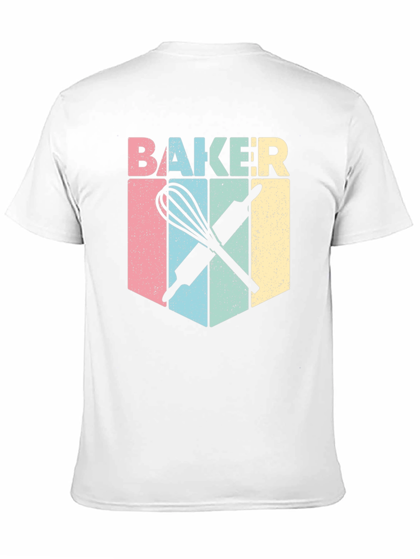 Black Baker T-Shirt - Retro Baking Design Tee view 11