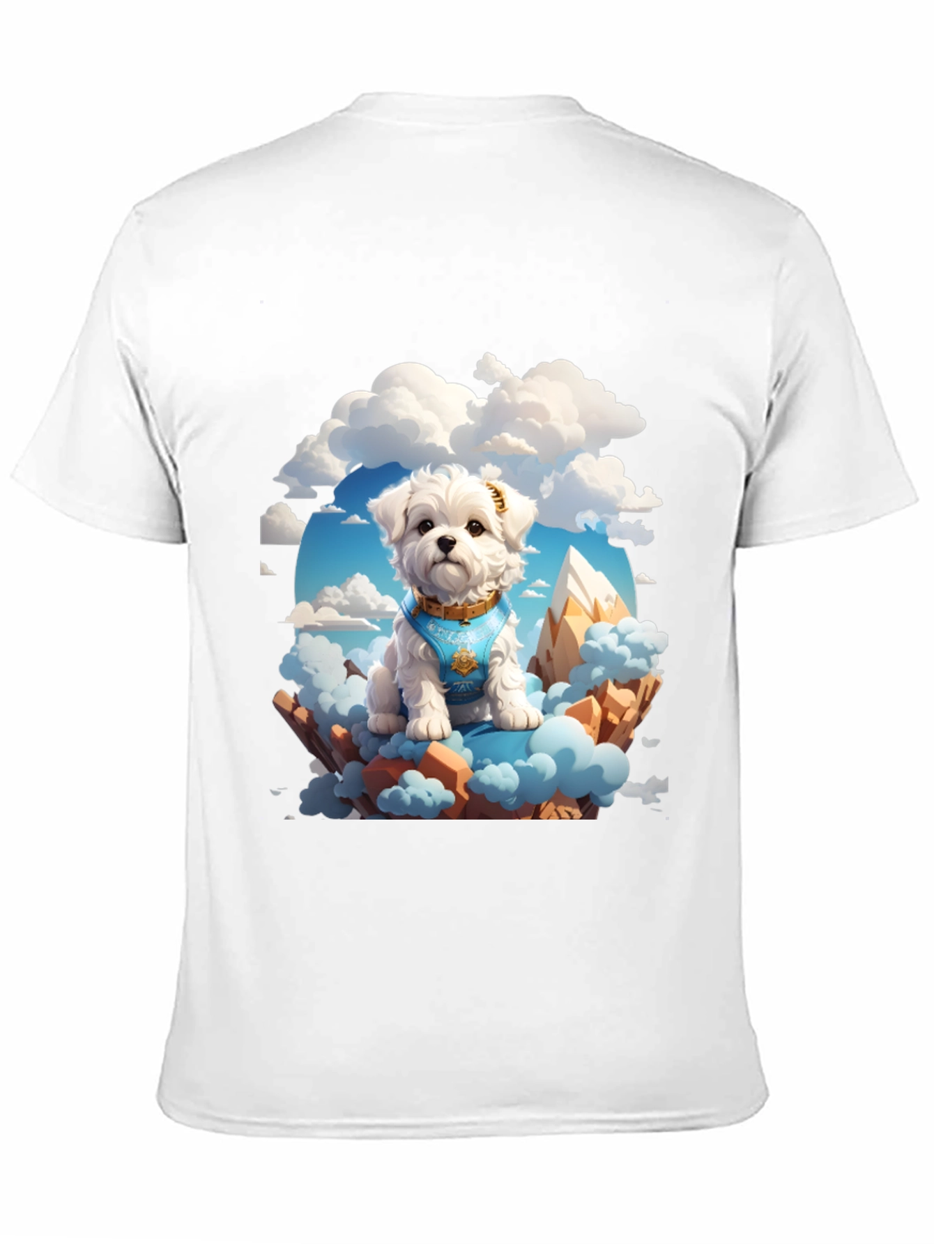 Black Dog in the Clouds T-Shirt view 11