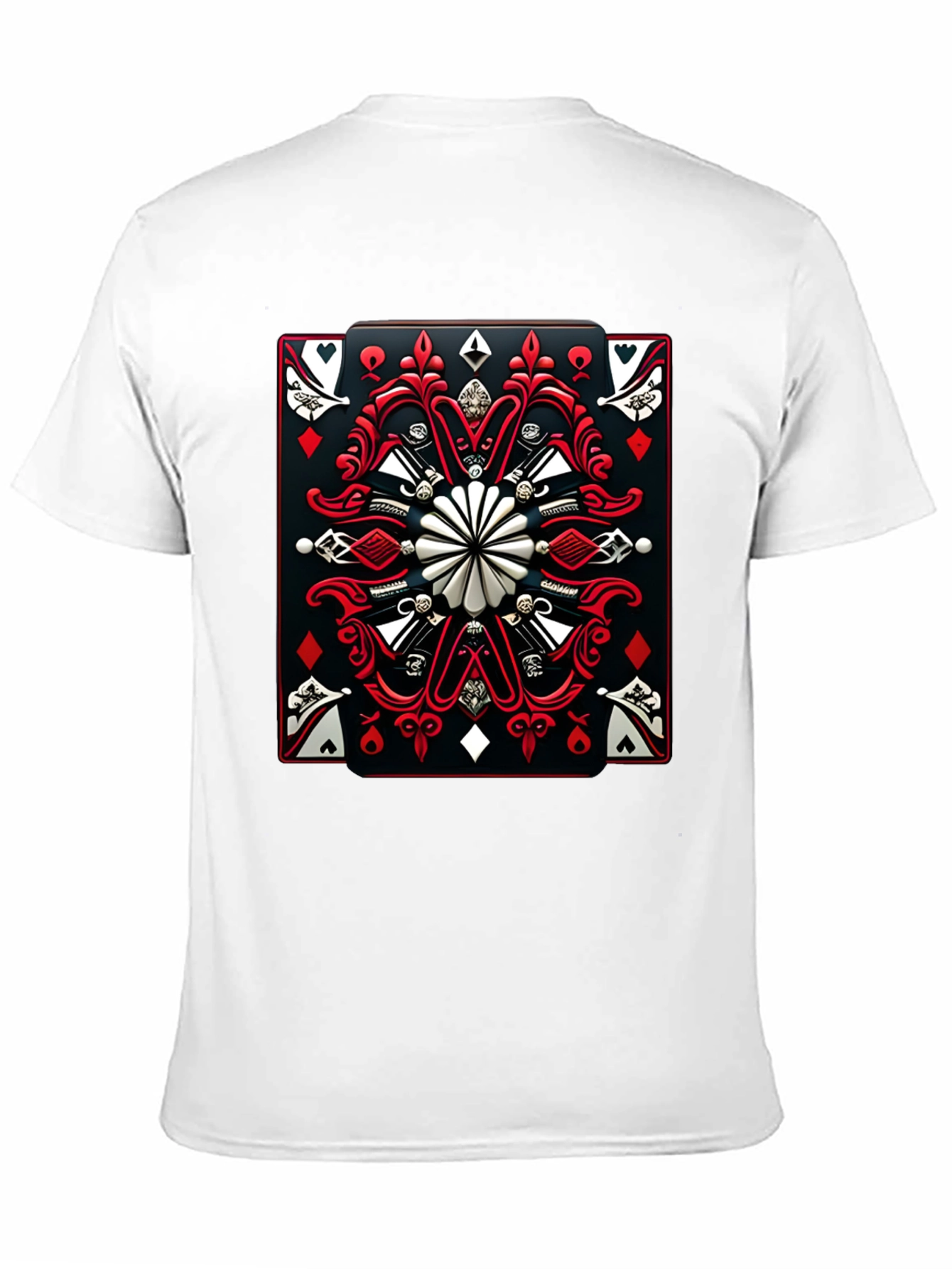 Black Playing Card Graphic T-Shirt - Black view 11