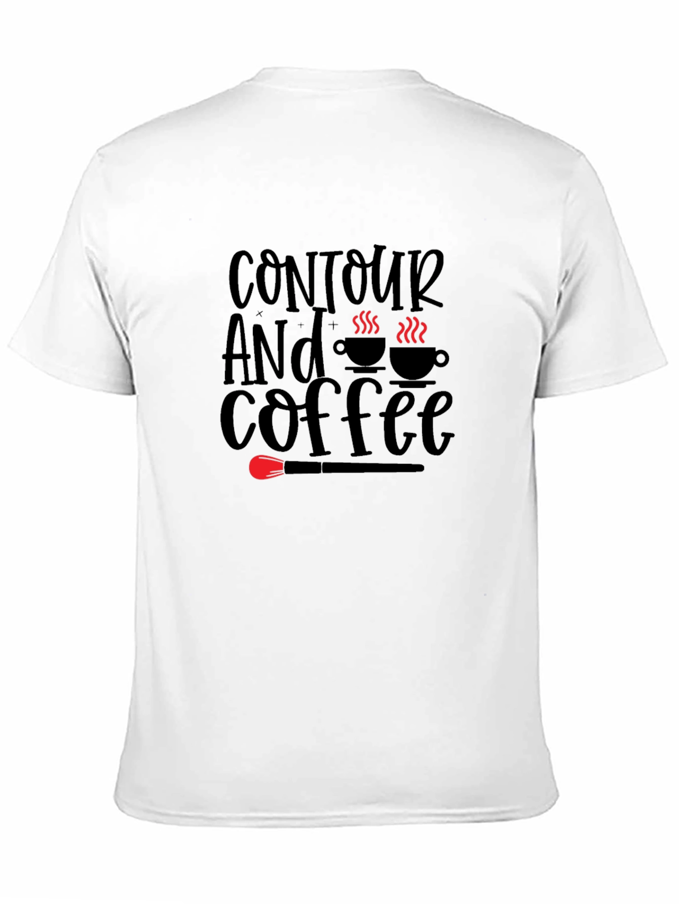 Black Contour and Coffee T-Shirt view 11