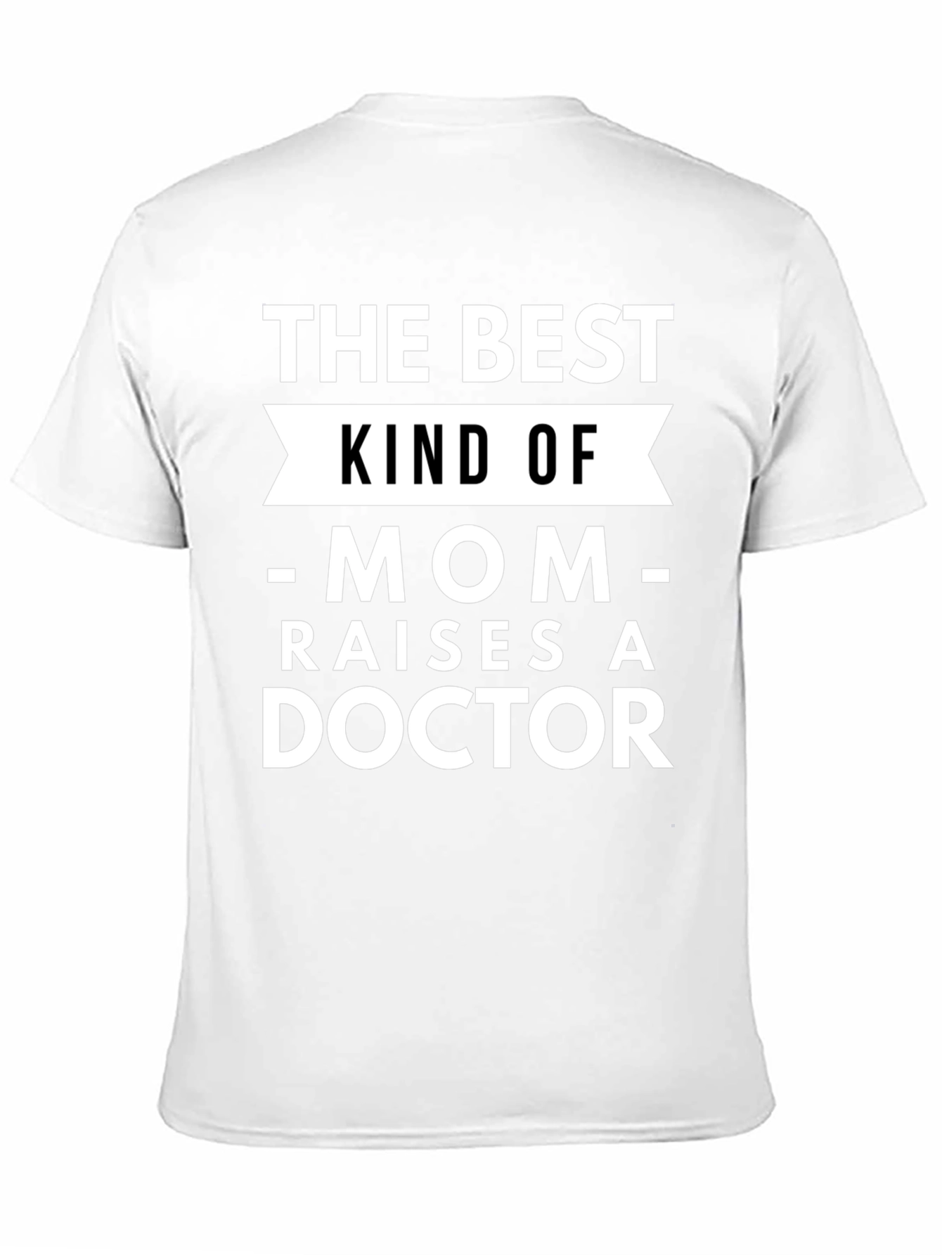Black Best Mom Raises A Doctor Graphic Tee view 11