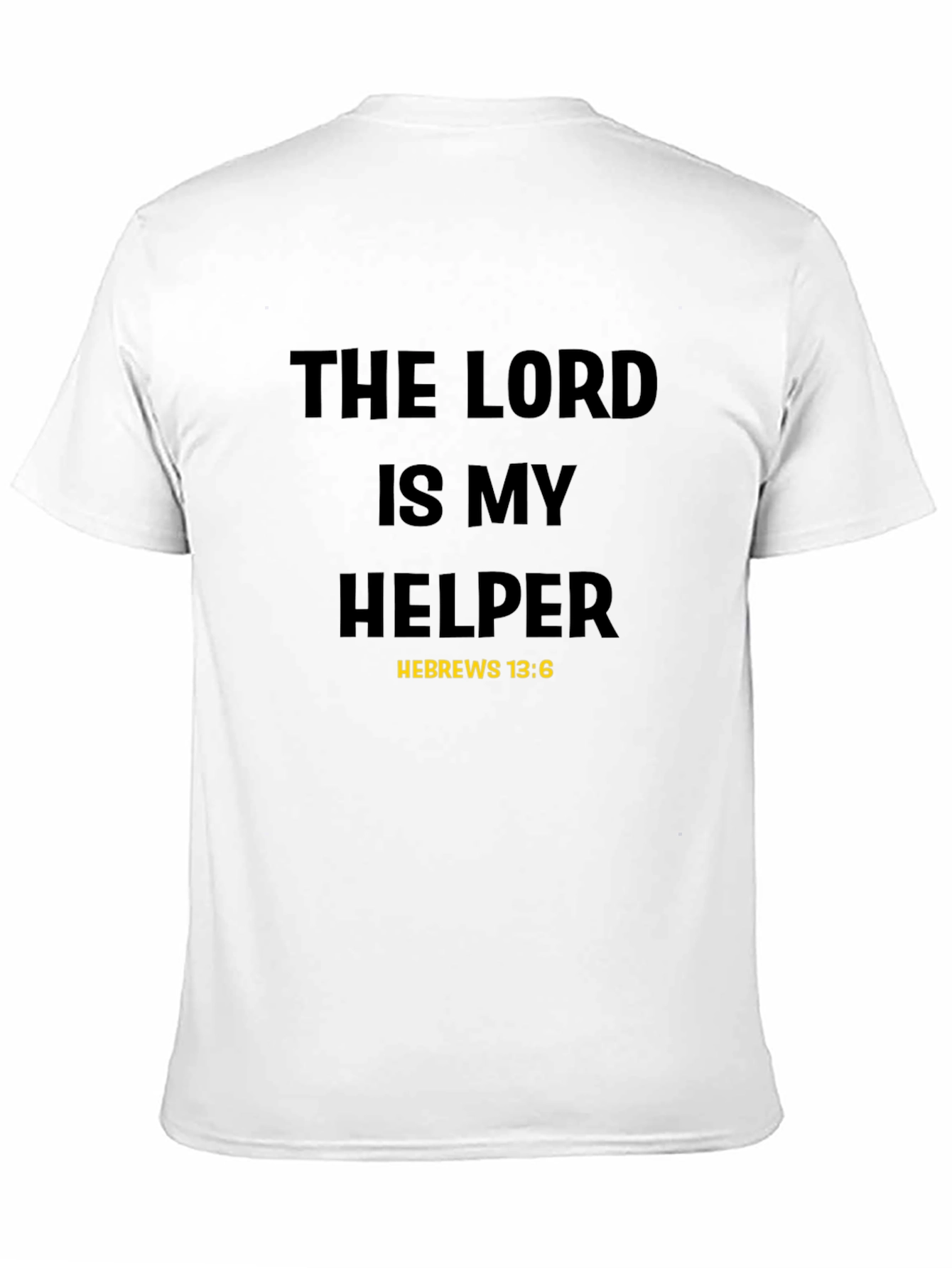 Black The Lord is My Helper T-Shirt view 11