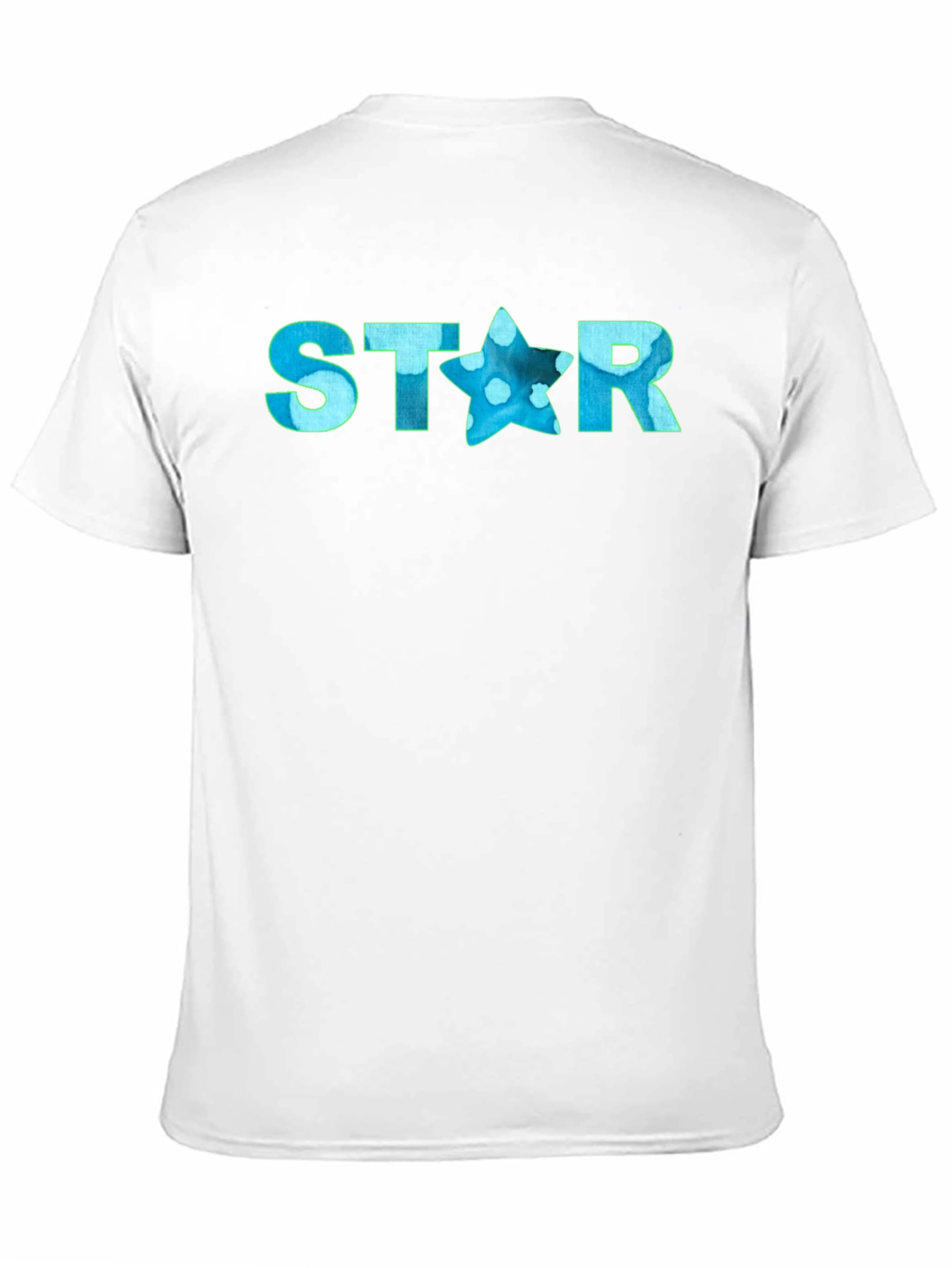 Black STAR Graphic Men's Black T-Shirt view 11