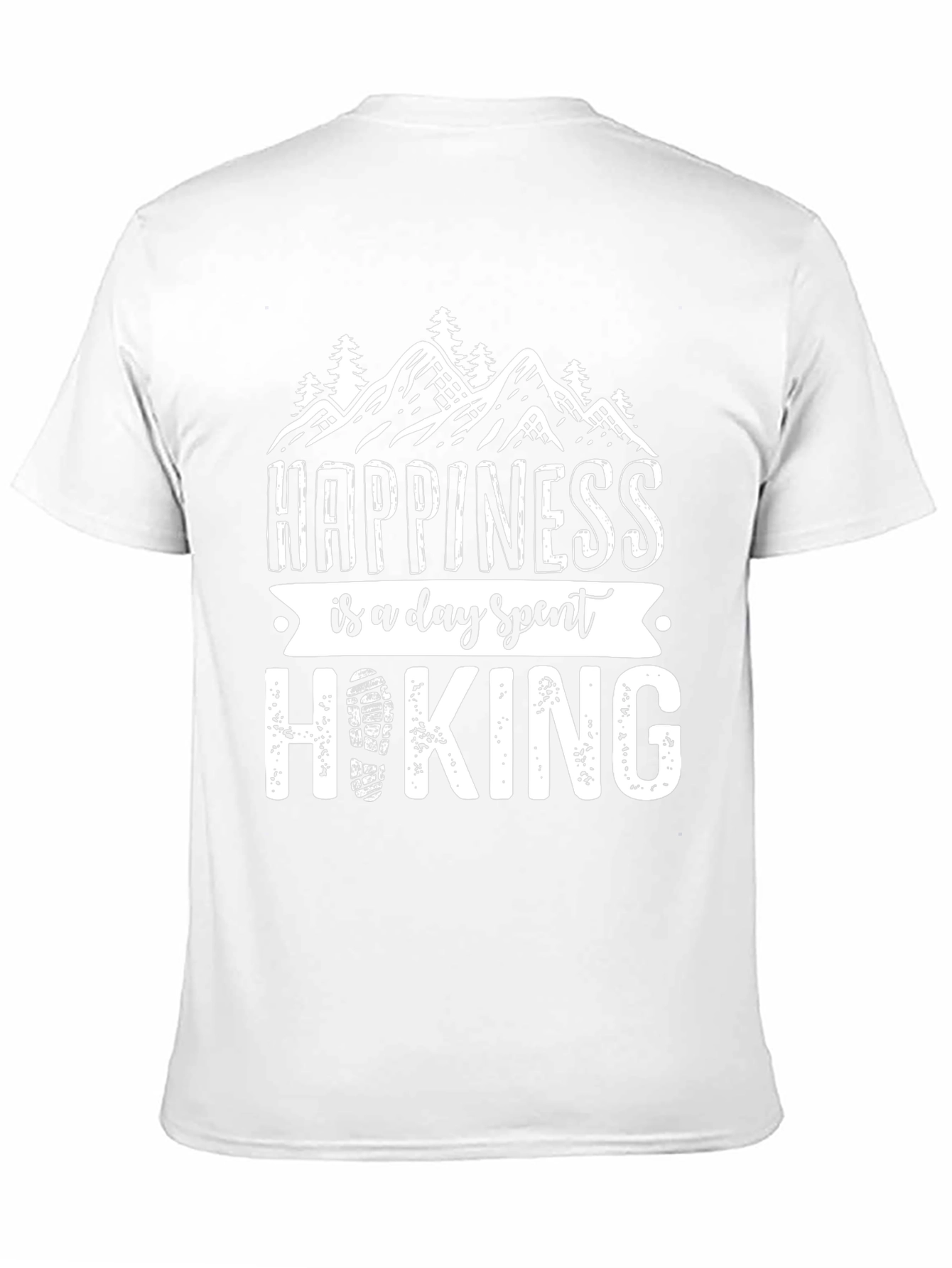 Black Happiness is Hiking T-Shirt view 11