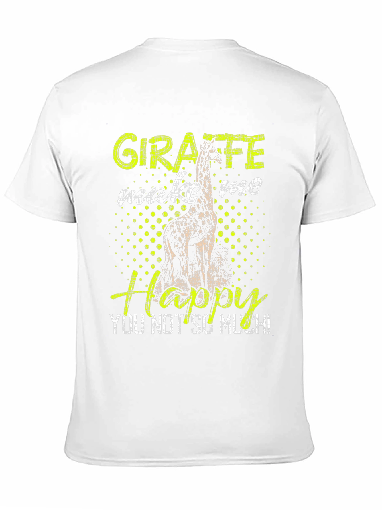 Giraffe Make Me Happy T-Shirt - 11