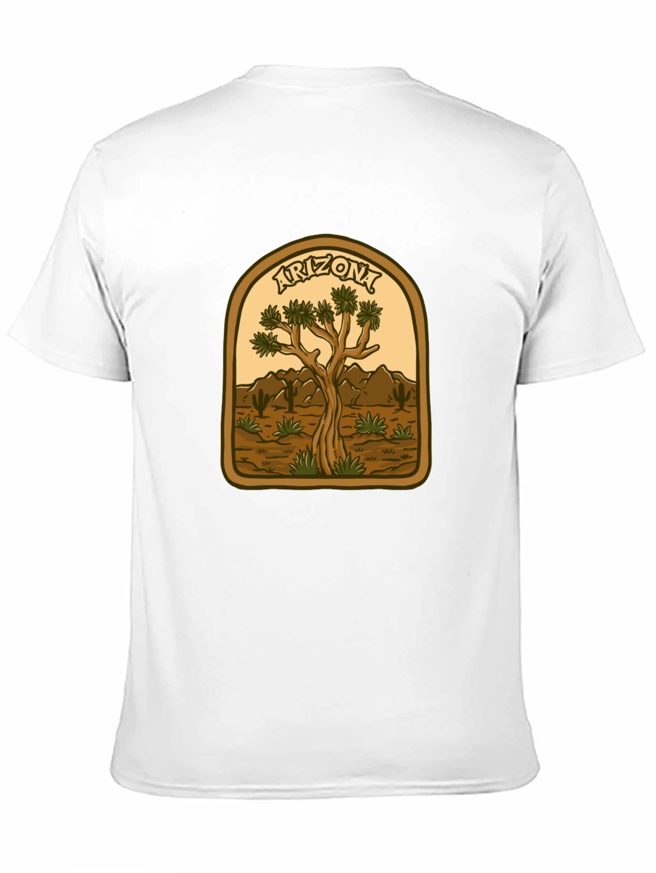 Black Arizona Desert Graphic T-Shirt view 11