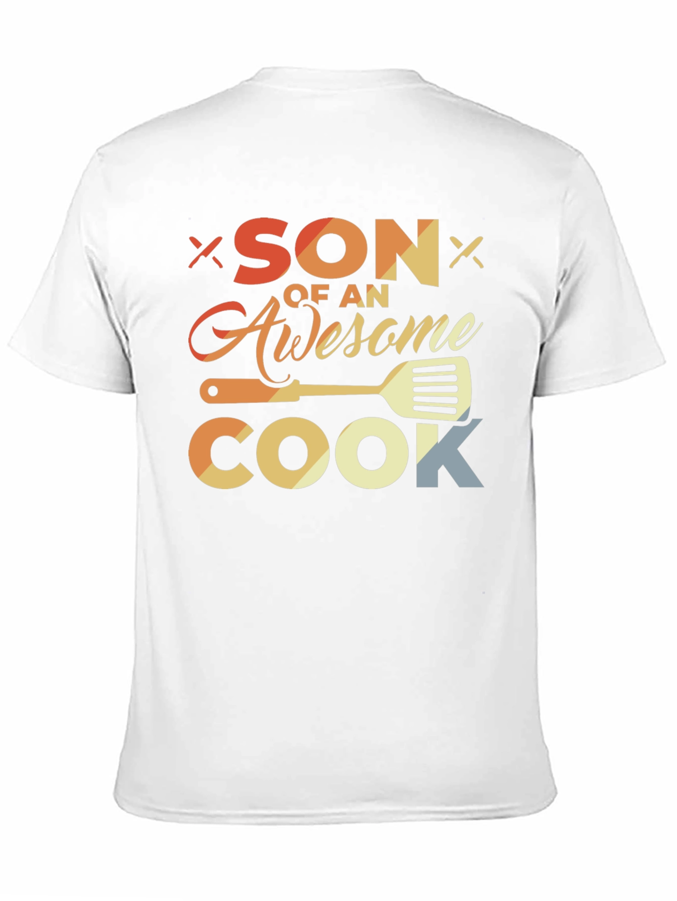 Black Son of an Awesome Cook Black T-Shirt view 11