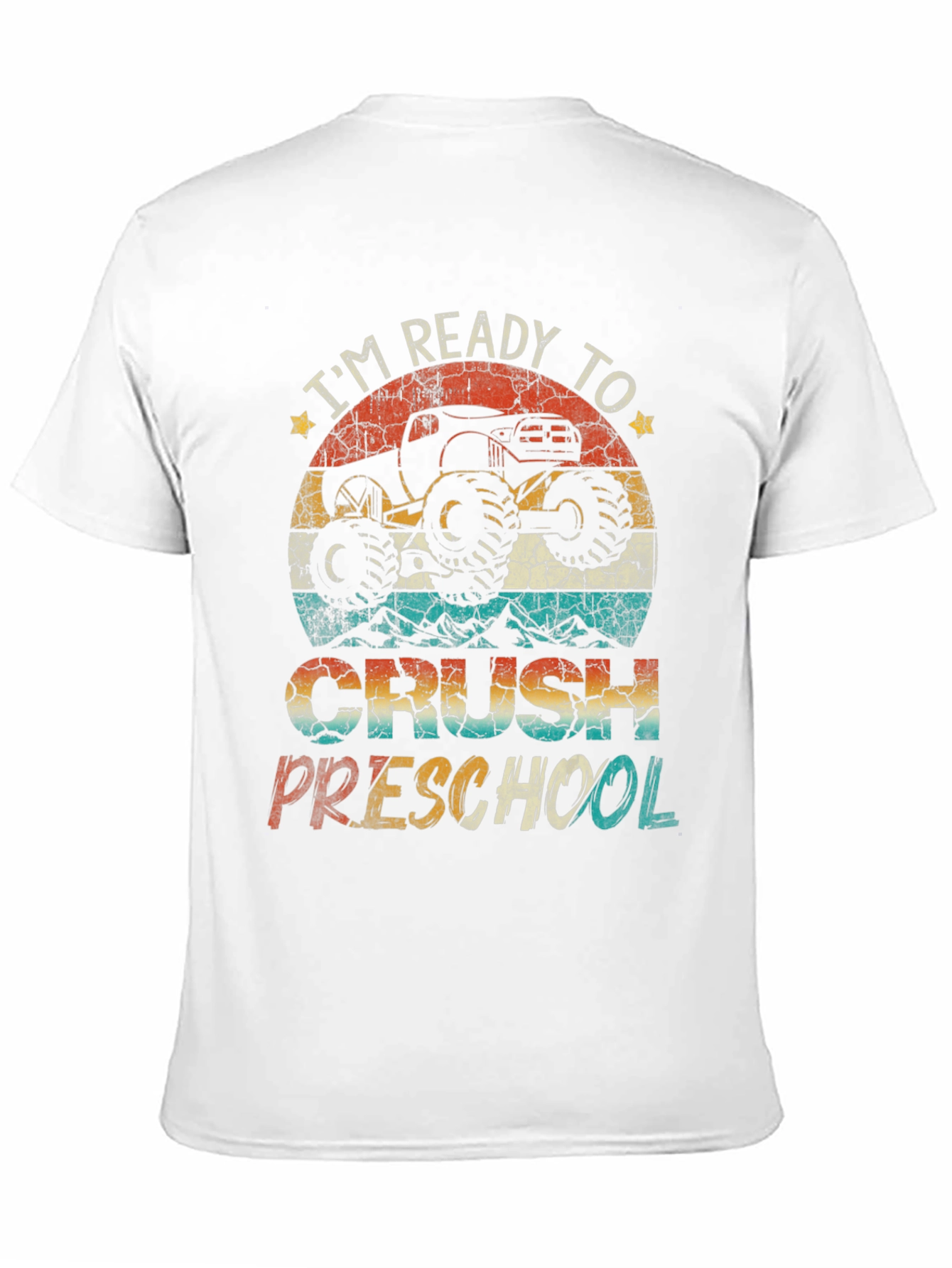 Black Ready to Crush Preschool Monster Truck Tee view 11