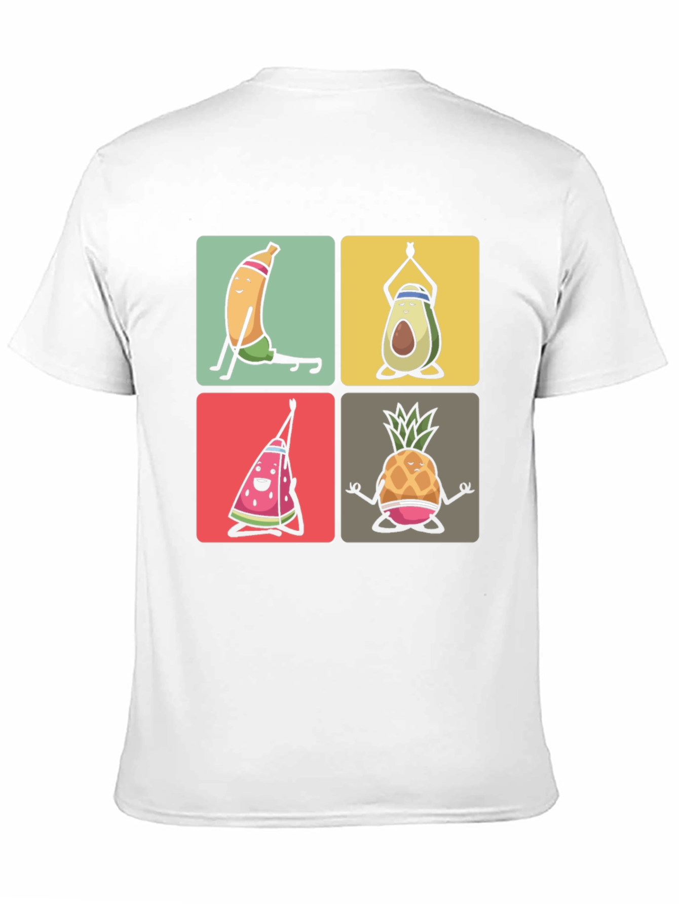Black Yoga Fruit T-Shirt - Quirky & Comfortable Tee view 11