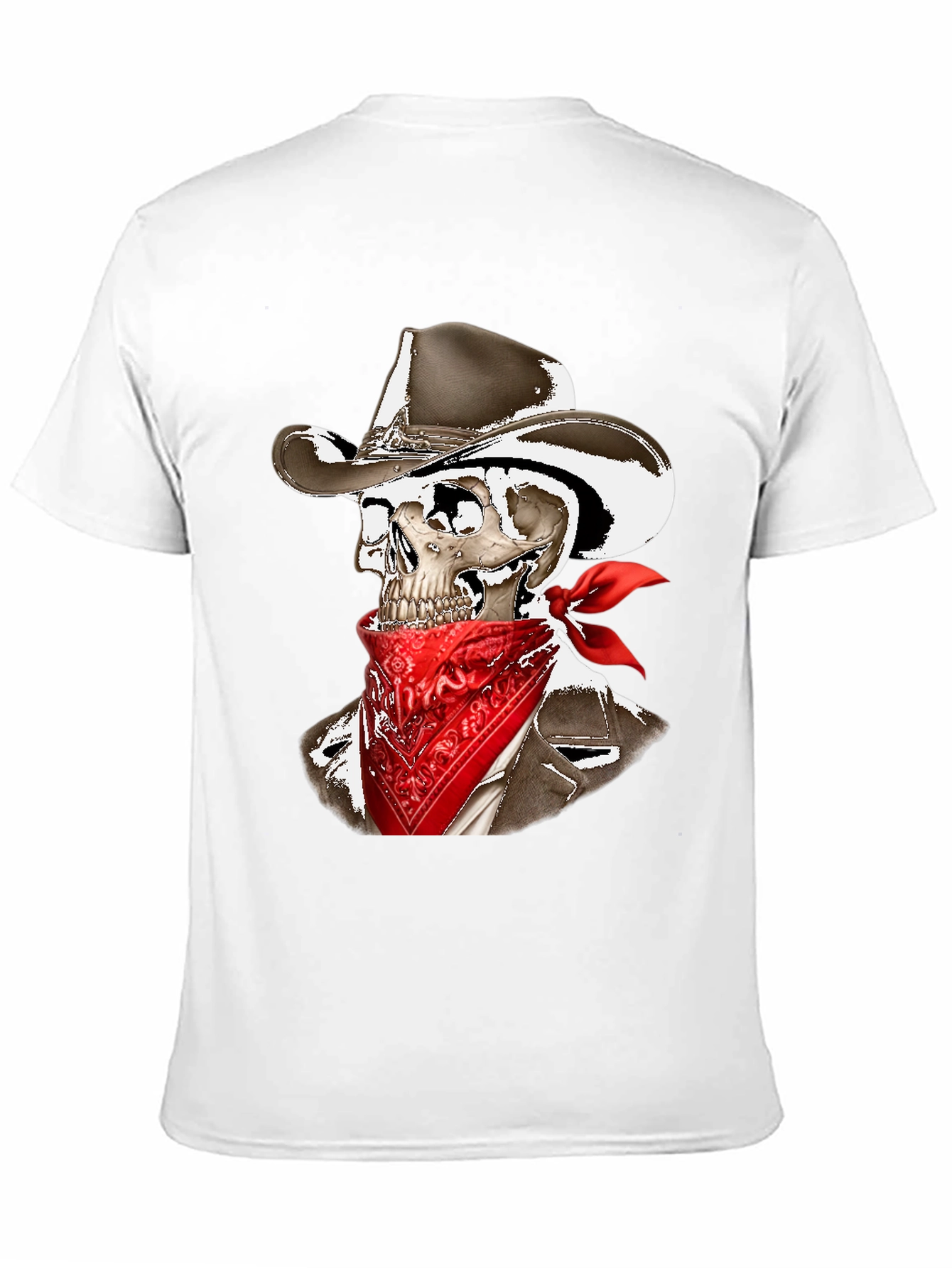 Black Cowboy Skeleton Graphic Tee view 11