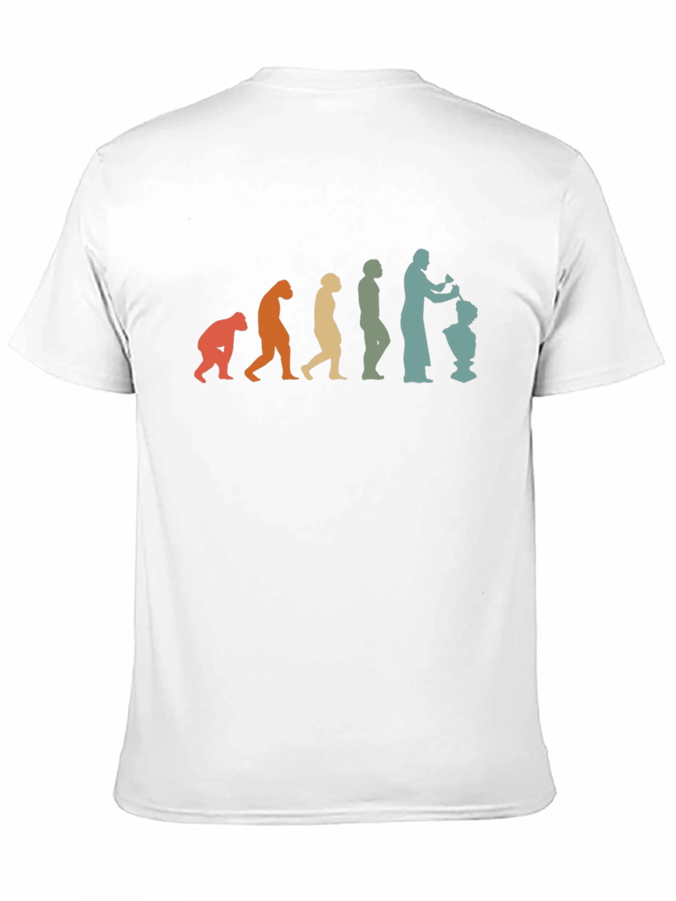 Black Evolution of Art T-Shirt view 11