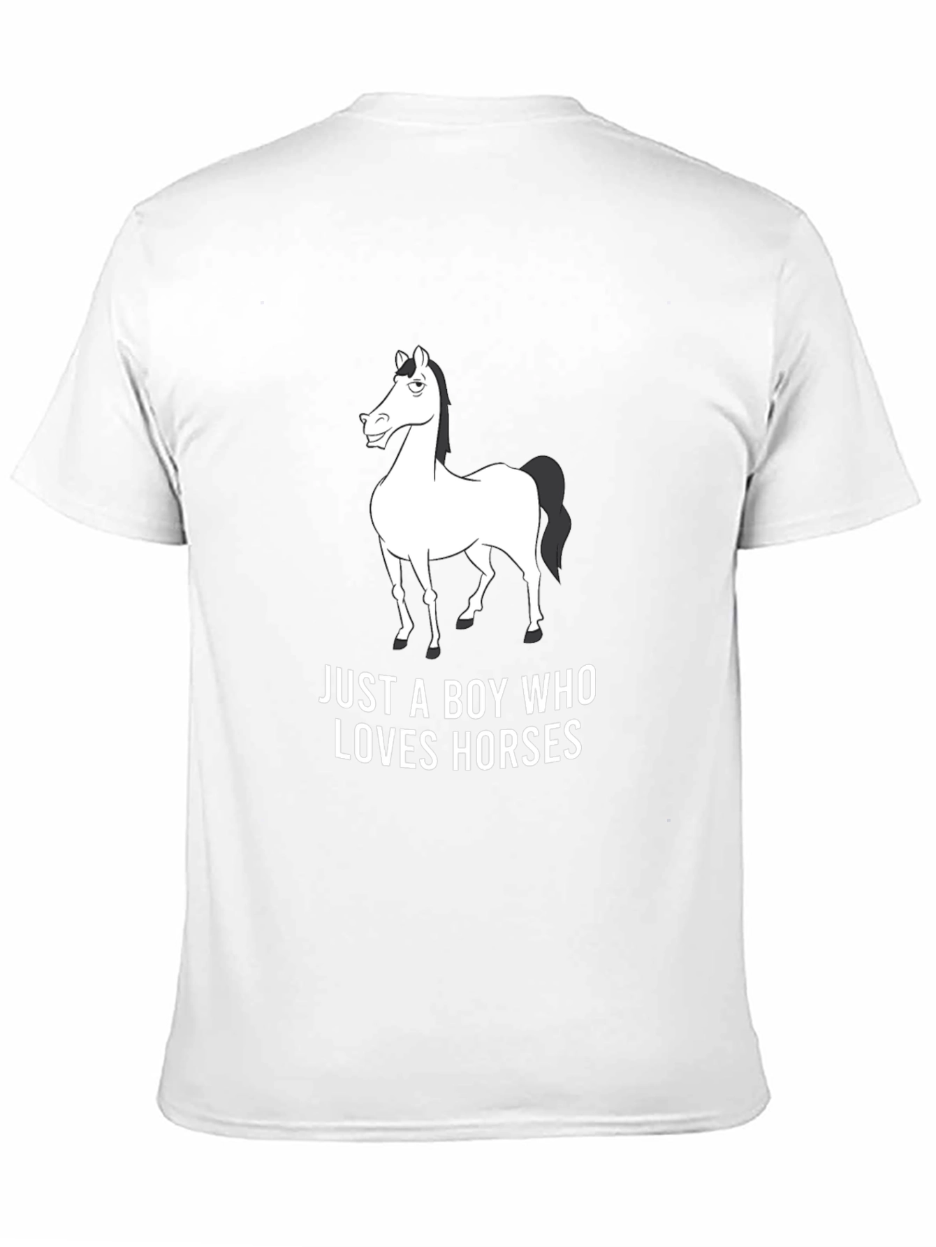 Black Horse Lover Graphic Tee - Black view 11
