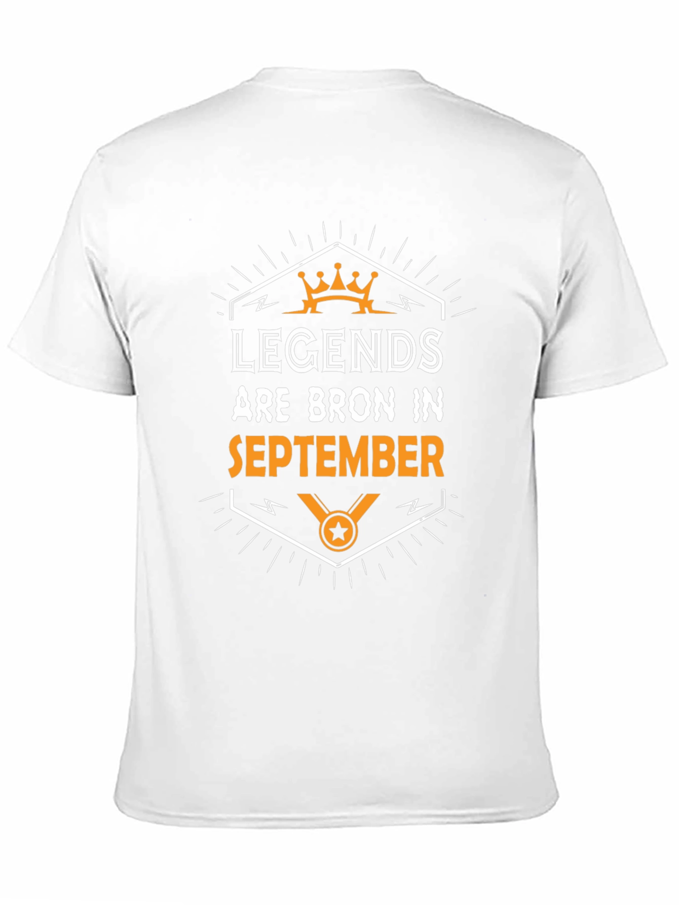 Black Legends Born in September Graphic T-Shirt view 11