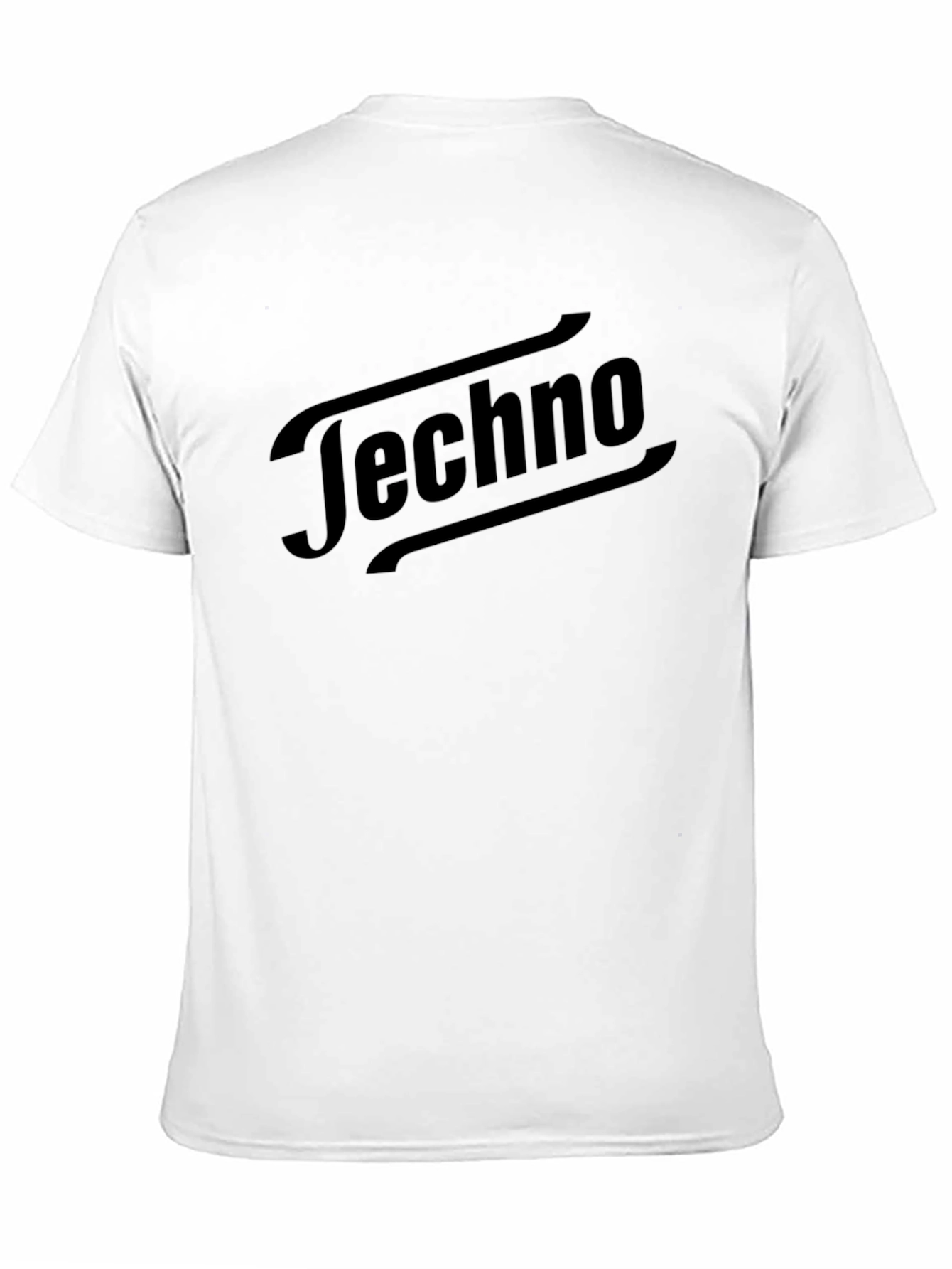 Black Techno Graphic Tee - Cool Music Inspired T-Shirt view 11