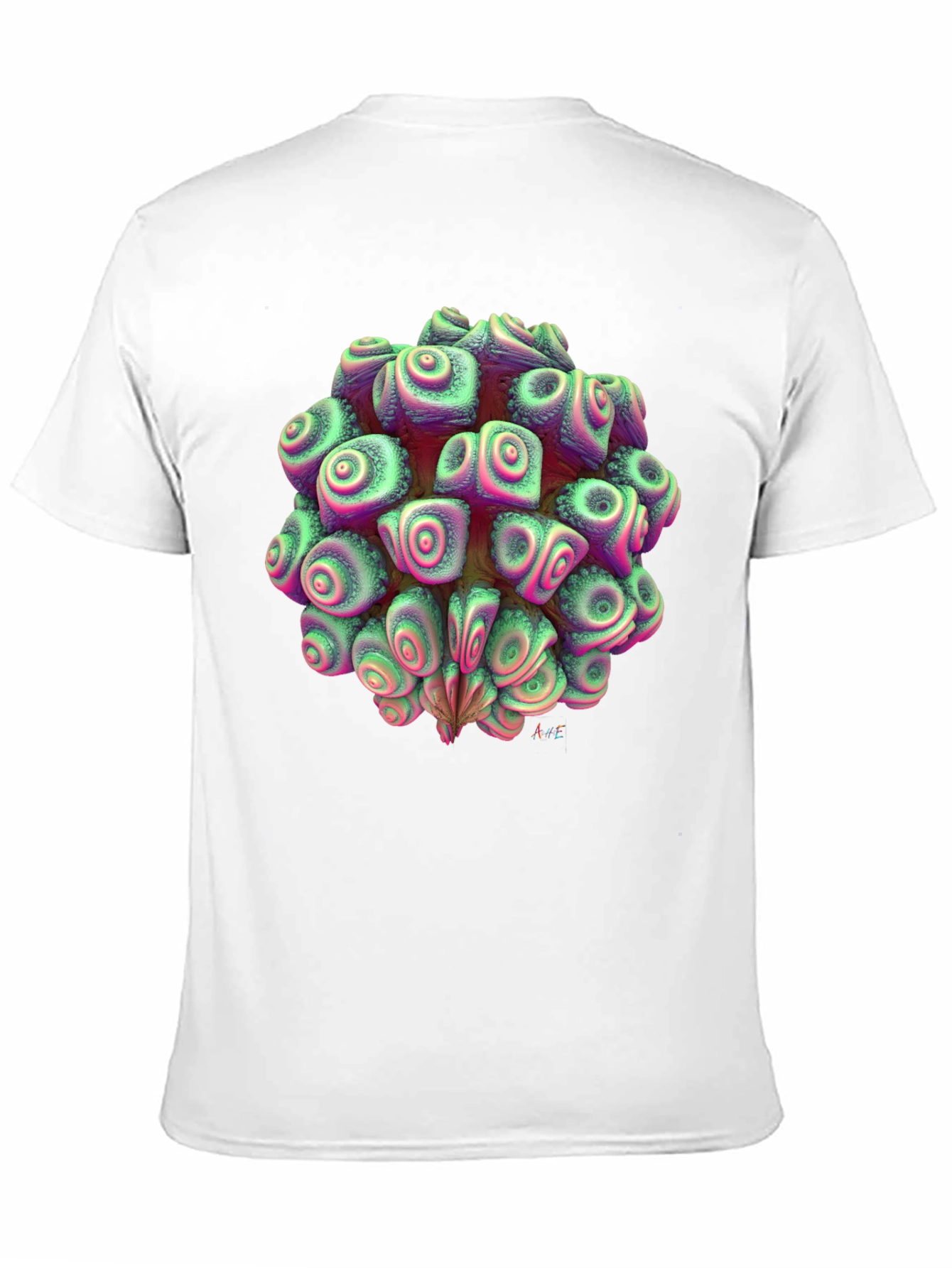 Abstract Organic Fractal Design Tee - 11
