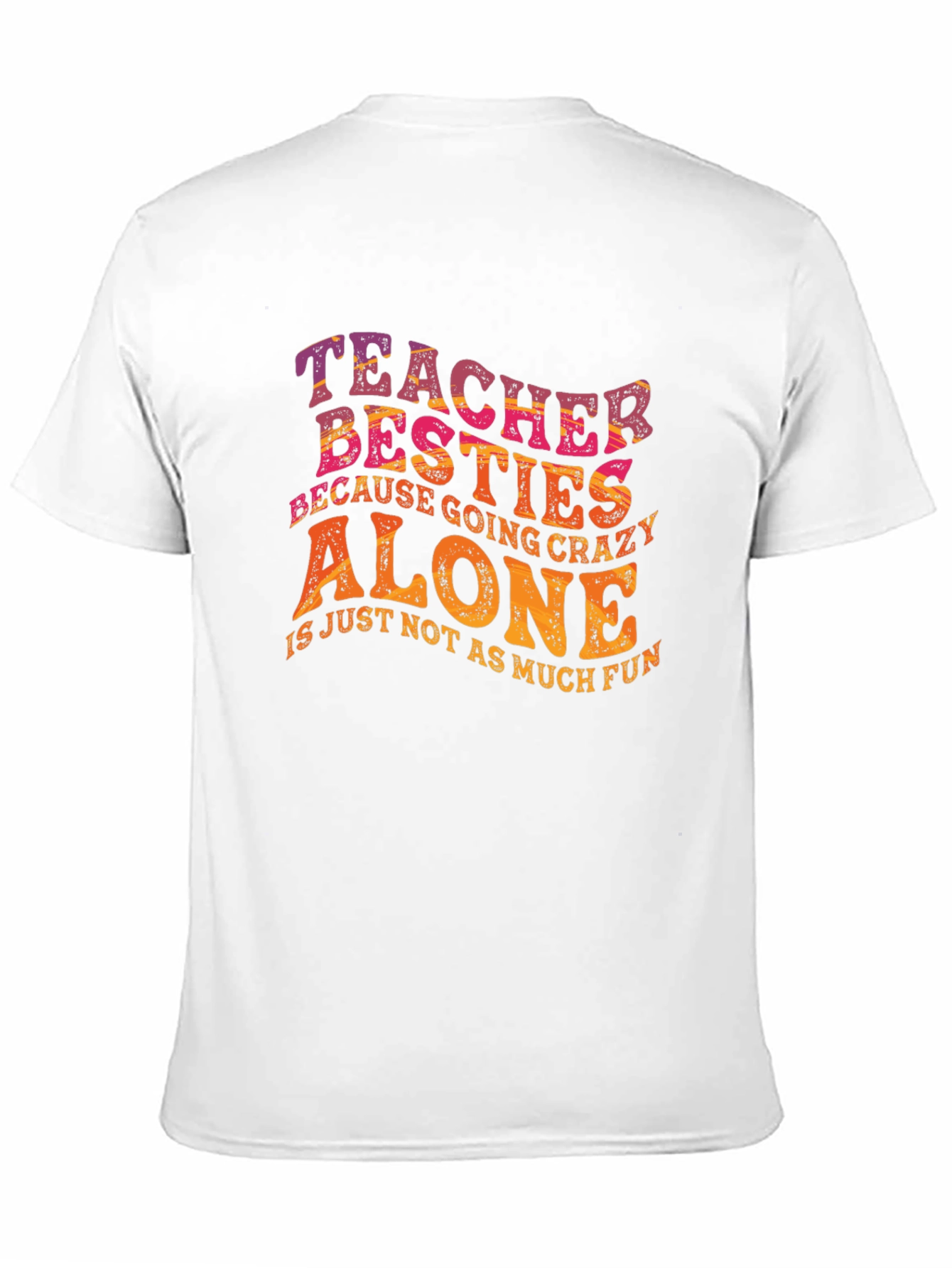Teacher Besties Graphic T-Shirt - 11