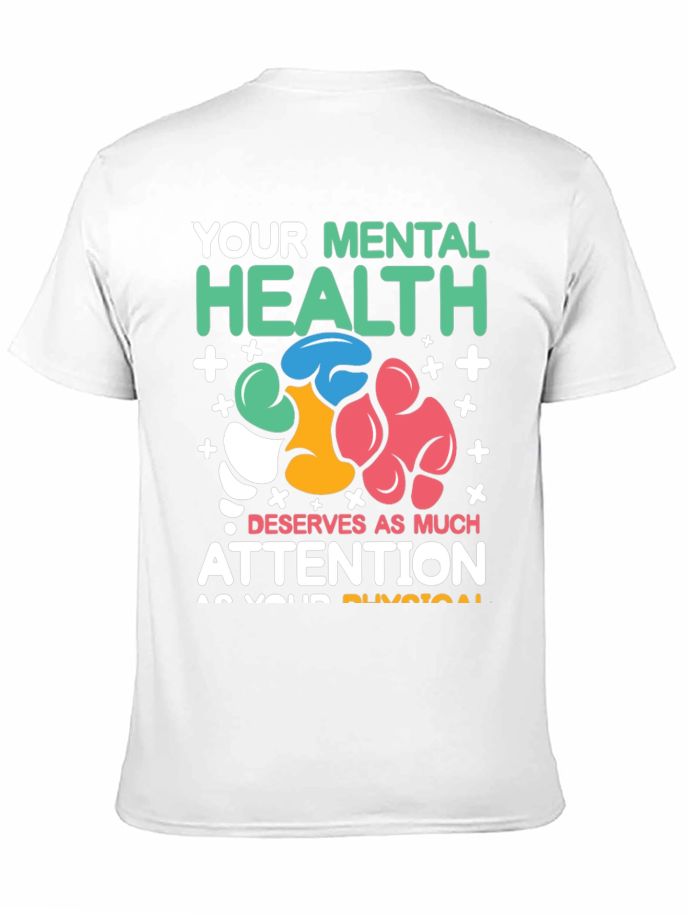 Black Mental Health Awareness Graphic T-Shirt view 11