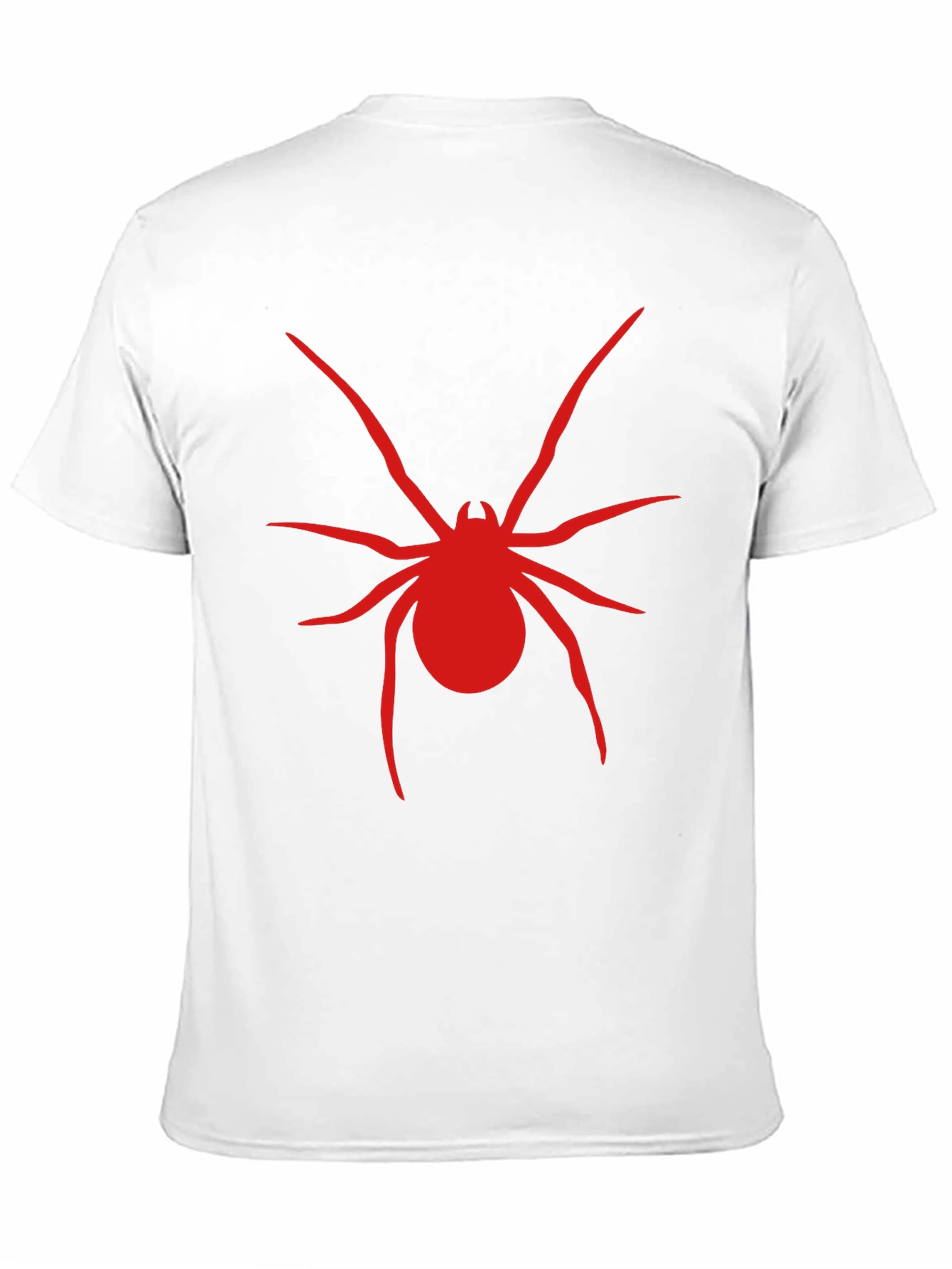 Red Spider Graphic Black T-Shirt - 11