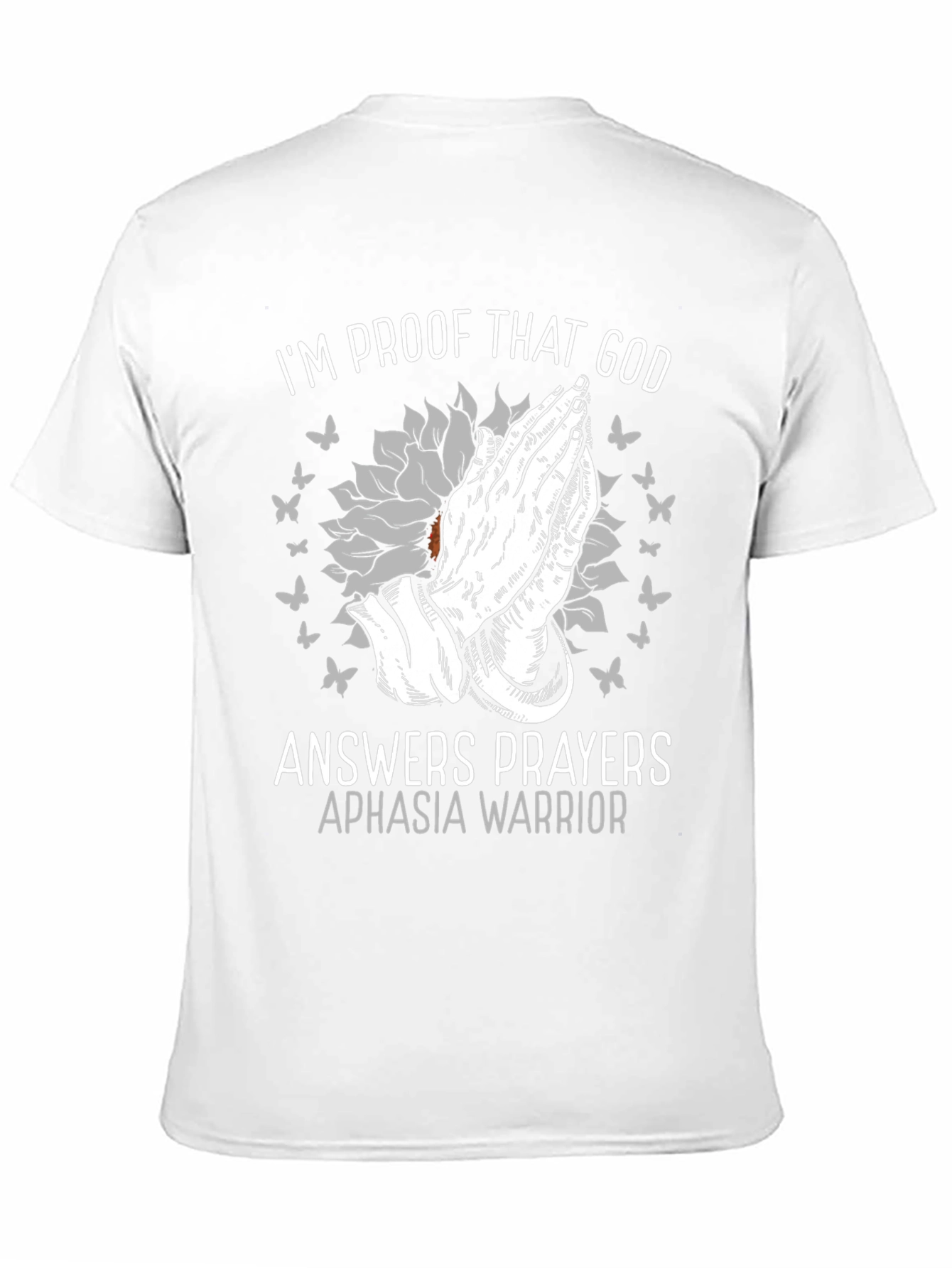 Black Proof That God Answers Prayers T-Shirt view 11