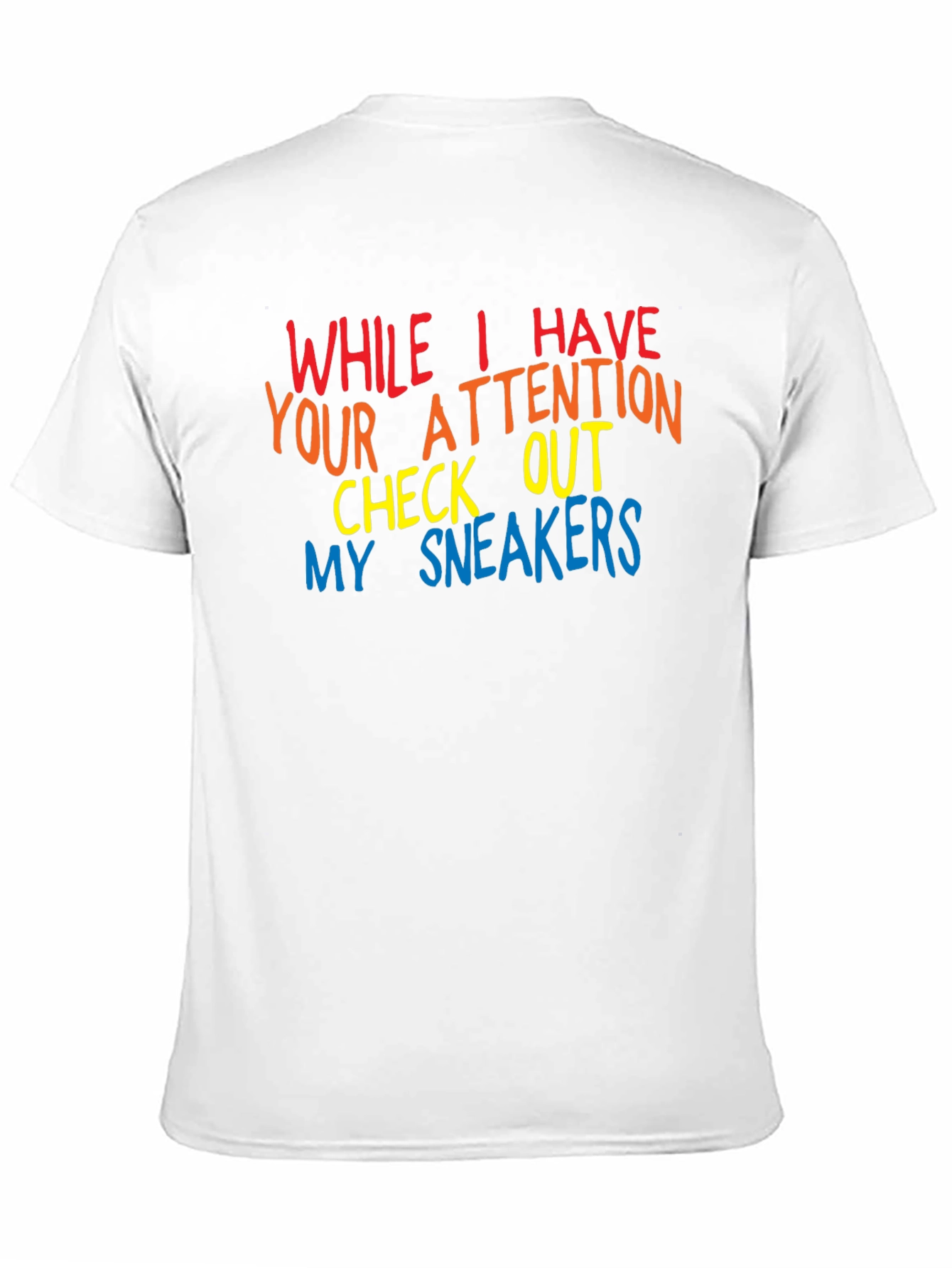 Black Attention Grabbing Sneaker Tee view 11