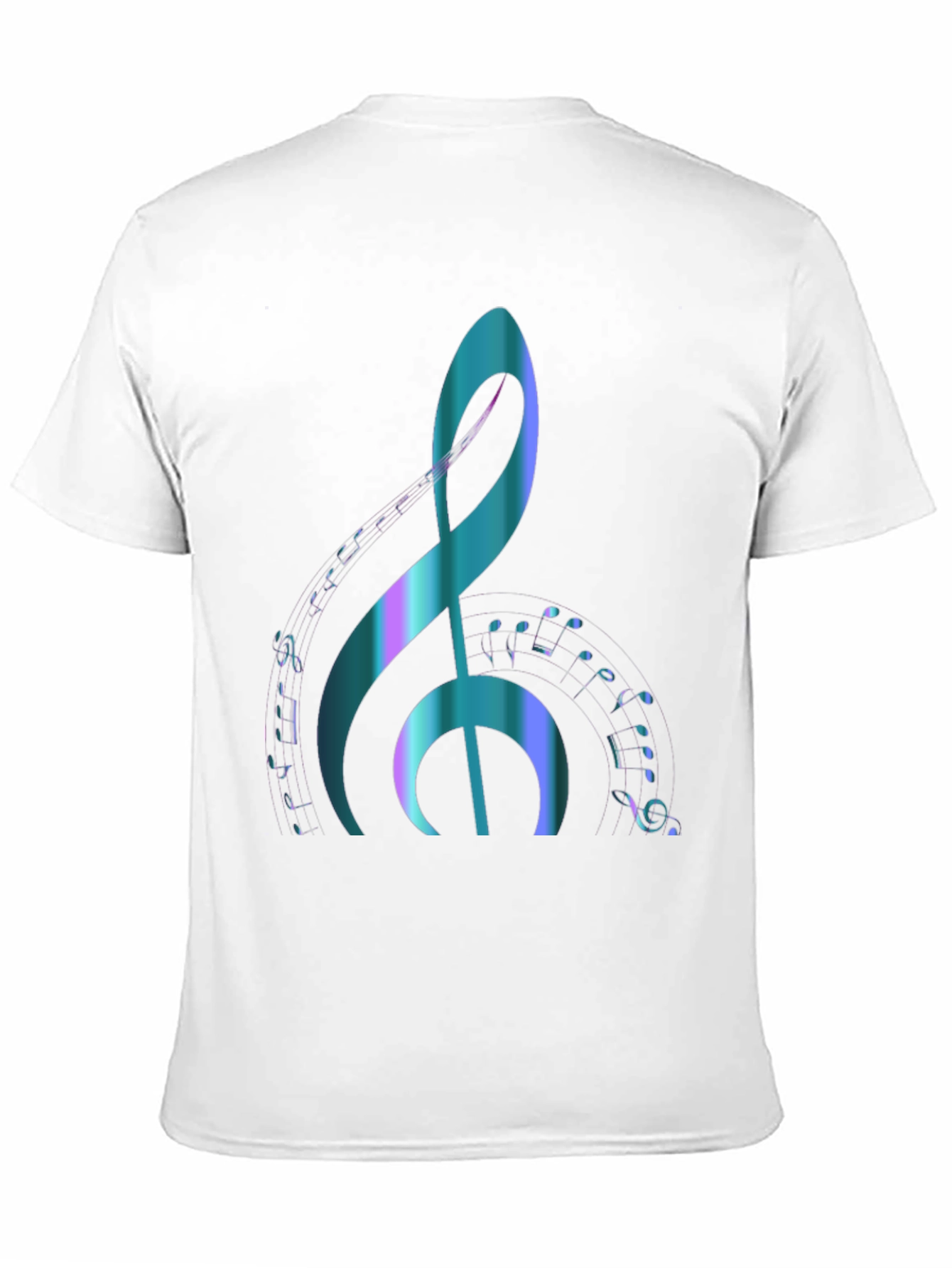 Black Music Note Graphic Tee - Stylish & Comfortable Black T-Shirt view 11