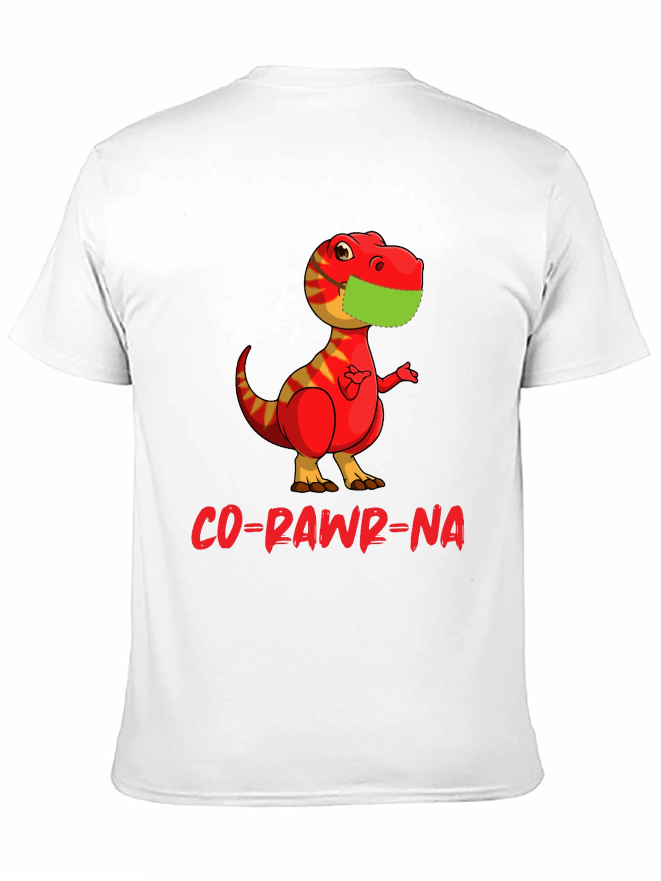 Black Co-Rawr-Na Dinosaur Graphic T-Shirt view 11