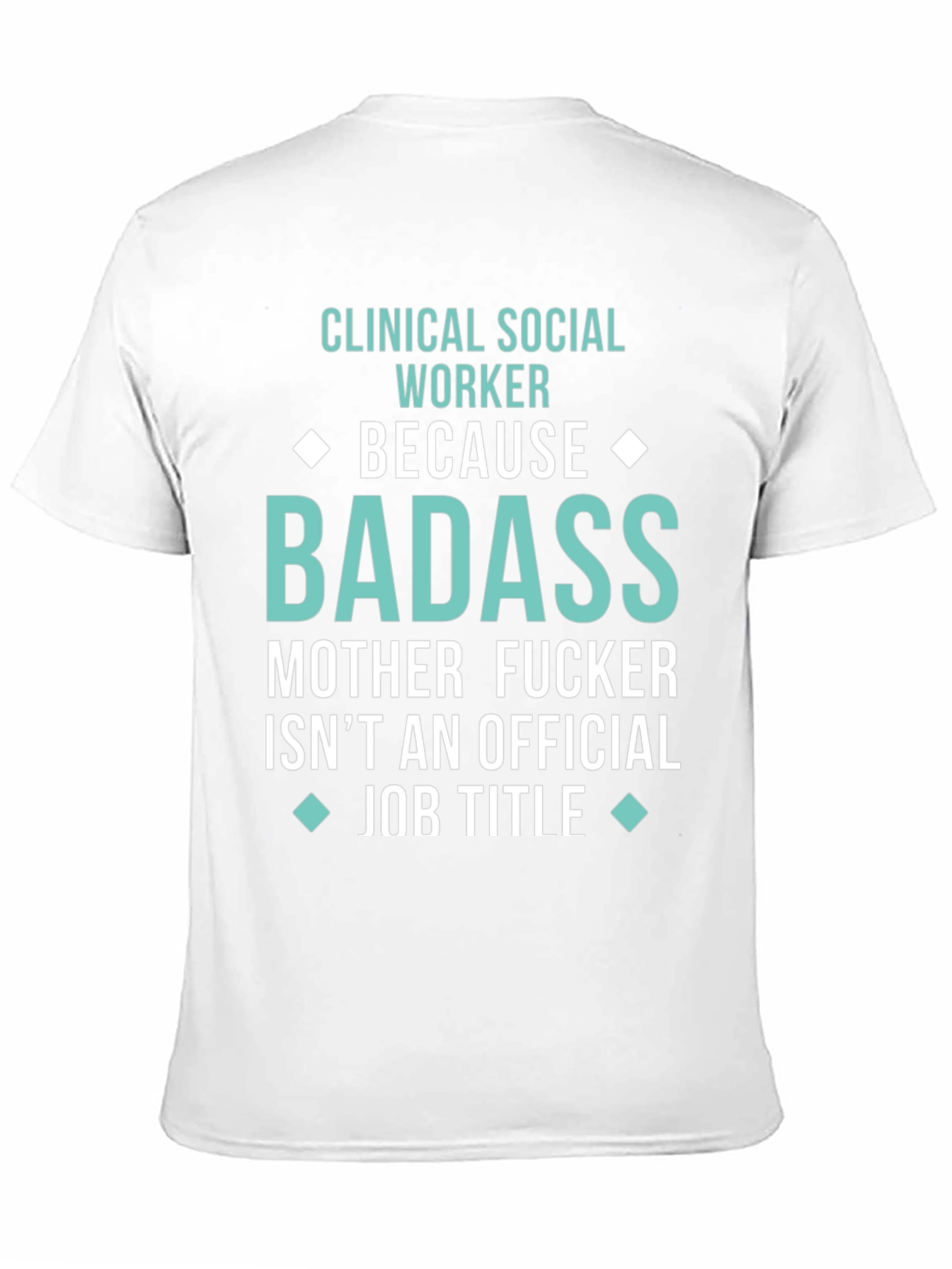 Black Clinical Social Worker Badass Graphic Tee view 11