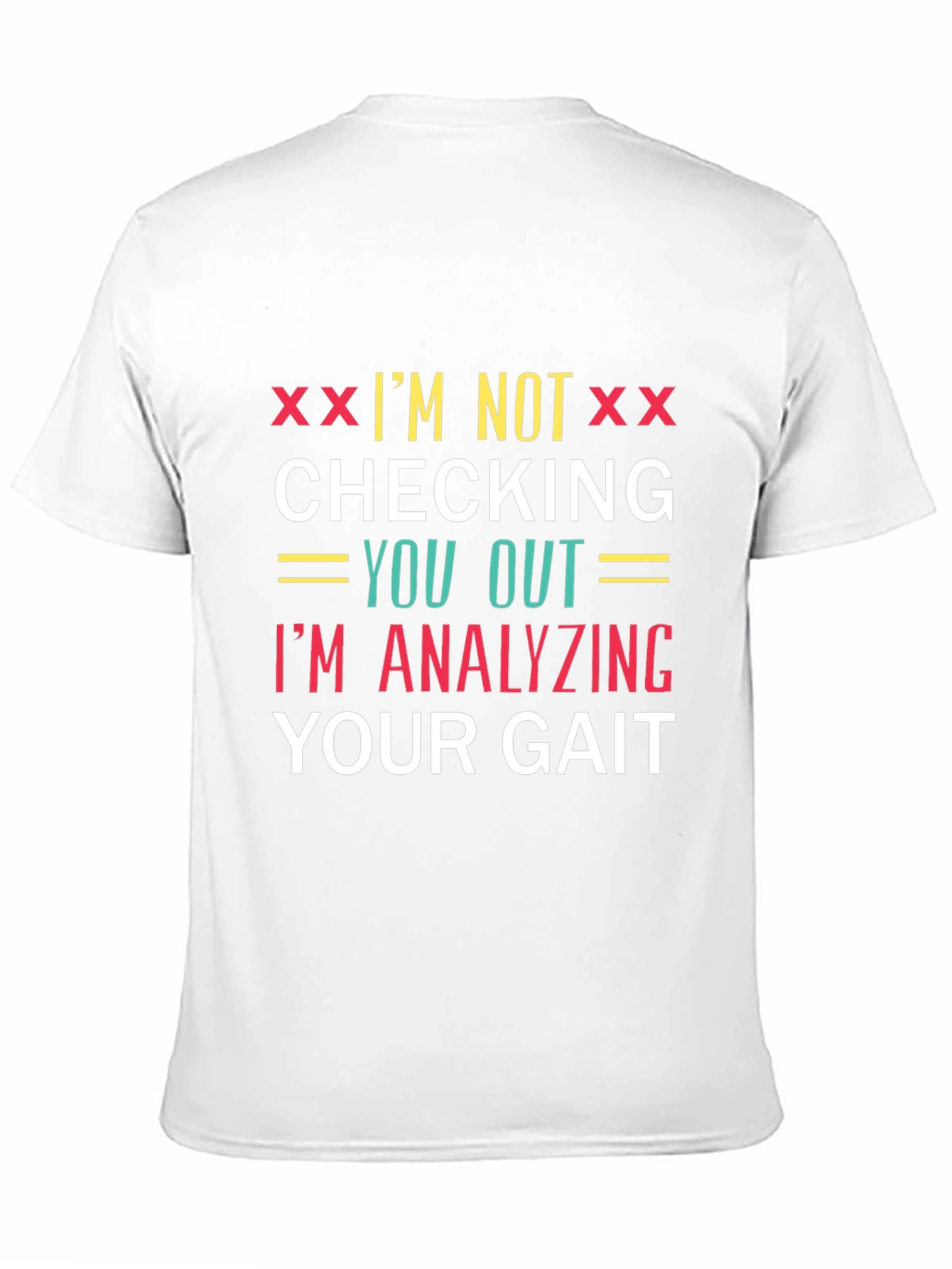 Black Analyzing Your Gait Novelty Graphic Tee - Black view 11