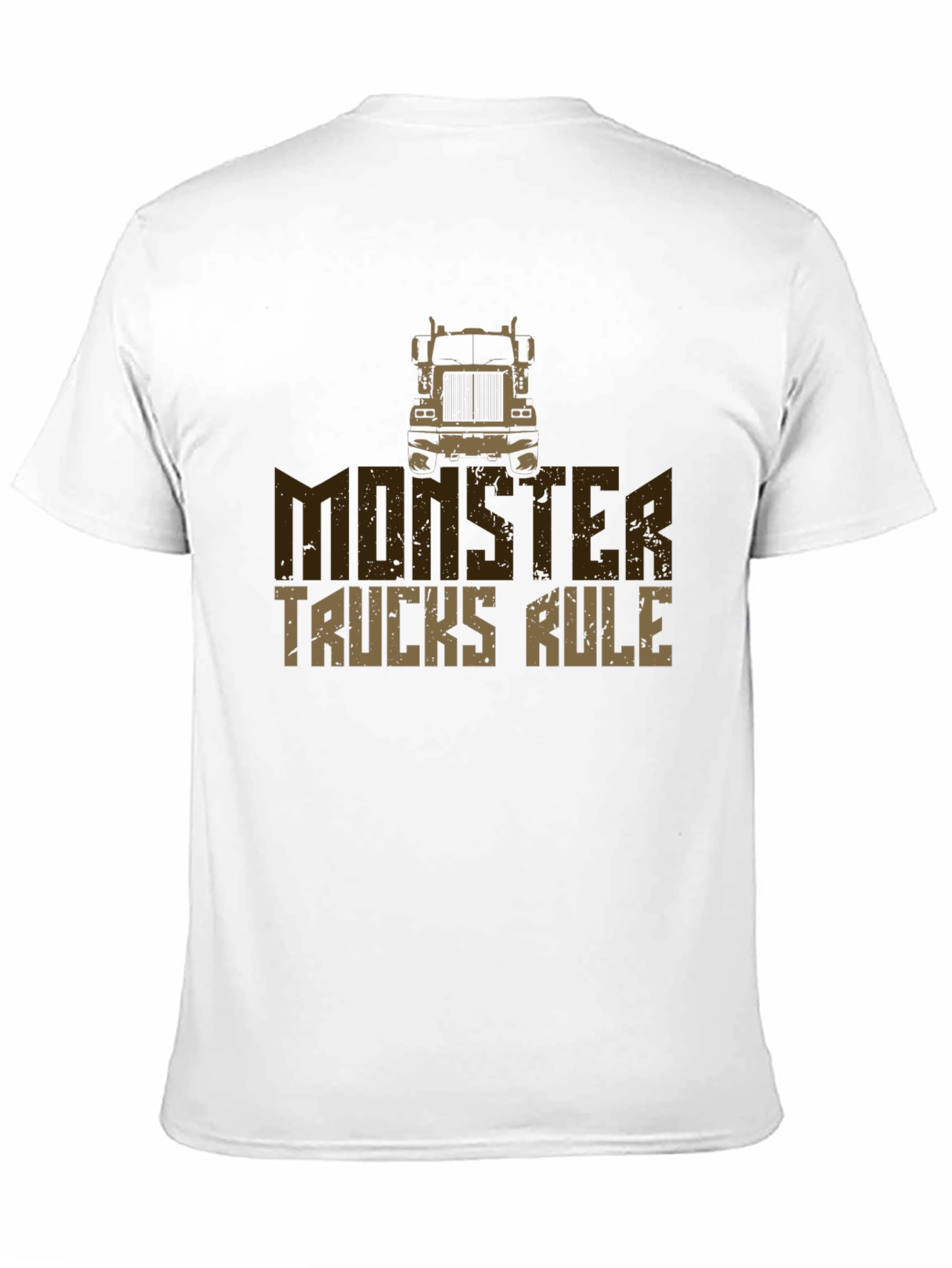 Black Monster Trucks Rule T-Shirt view 11