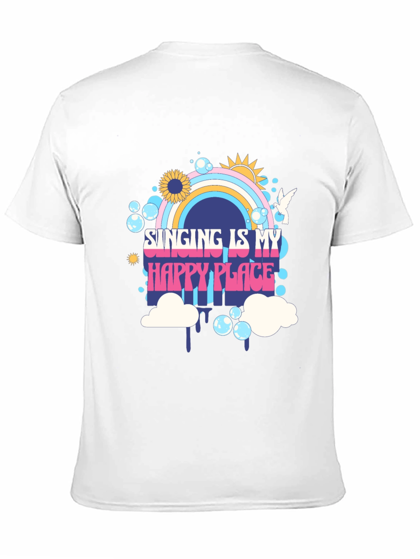 Black Singing Is My Happy Place Graphic Tee view 11