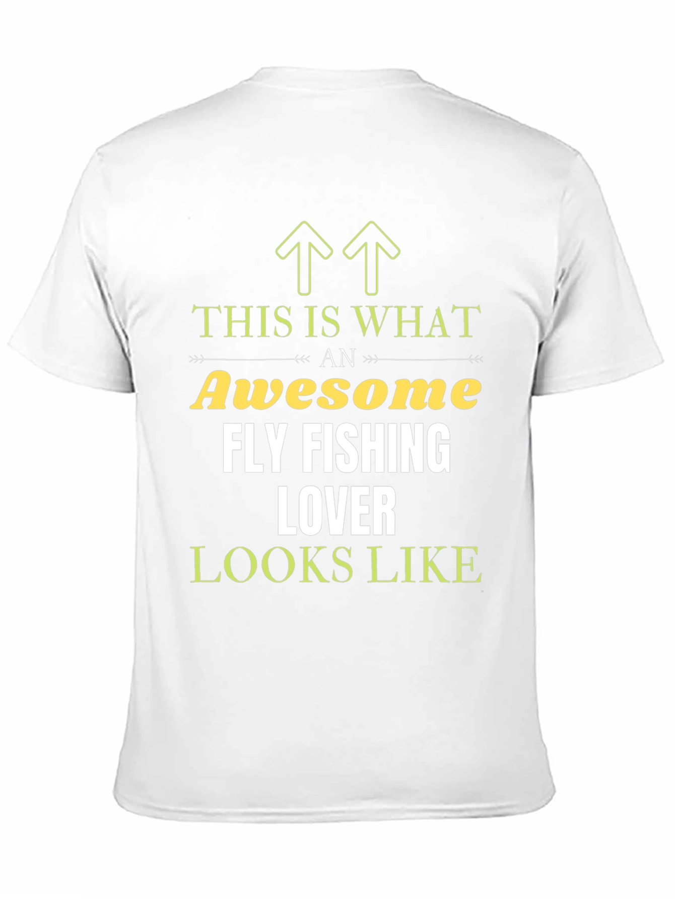 Black Awesome Fly Fishing Lover T-Shirt view 11