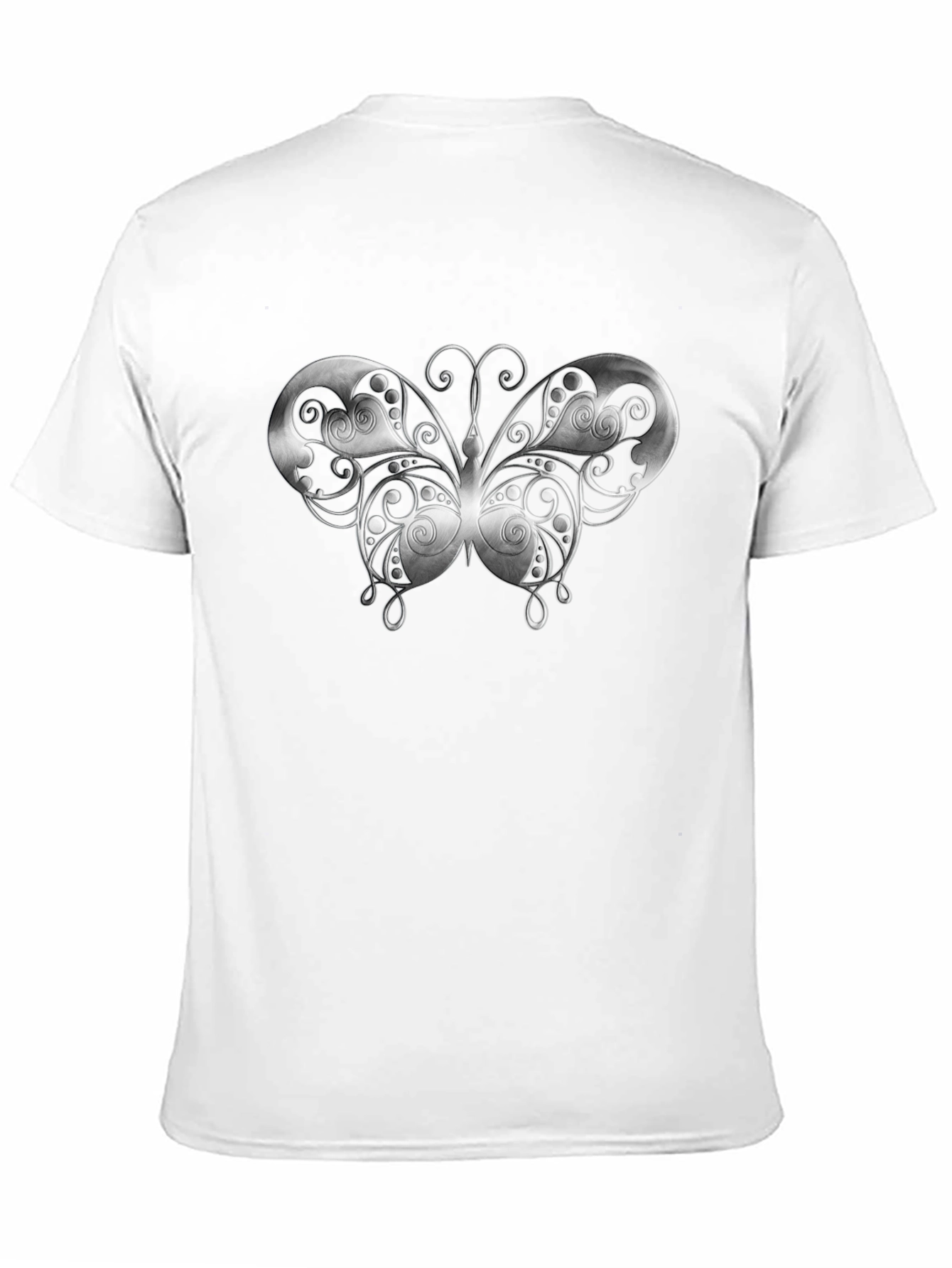 Black Butterfly Graphic Black T-Shirt view 11