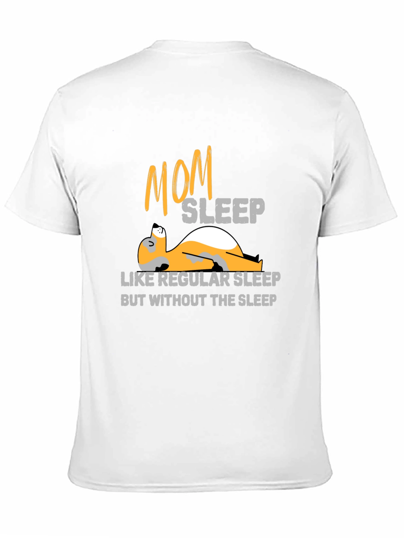 Black Mom Sleep T-Shirt - Regular Sleep Without the Sleep view 11
