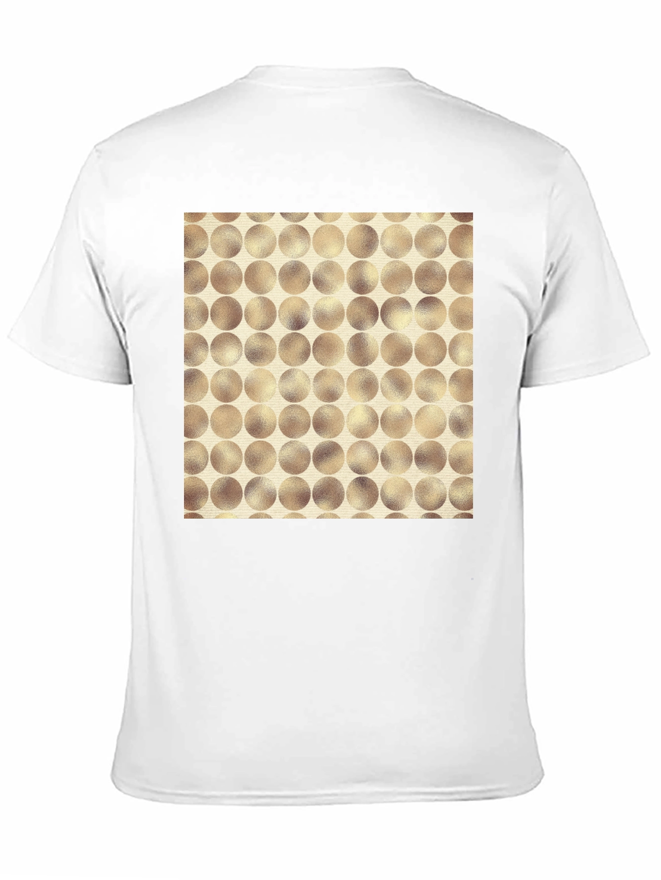 Black Modern Circle Pattern Tee - Stylish Casual Wear view 11