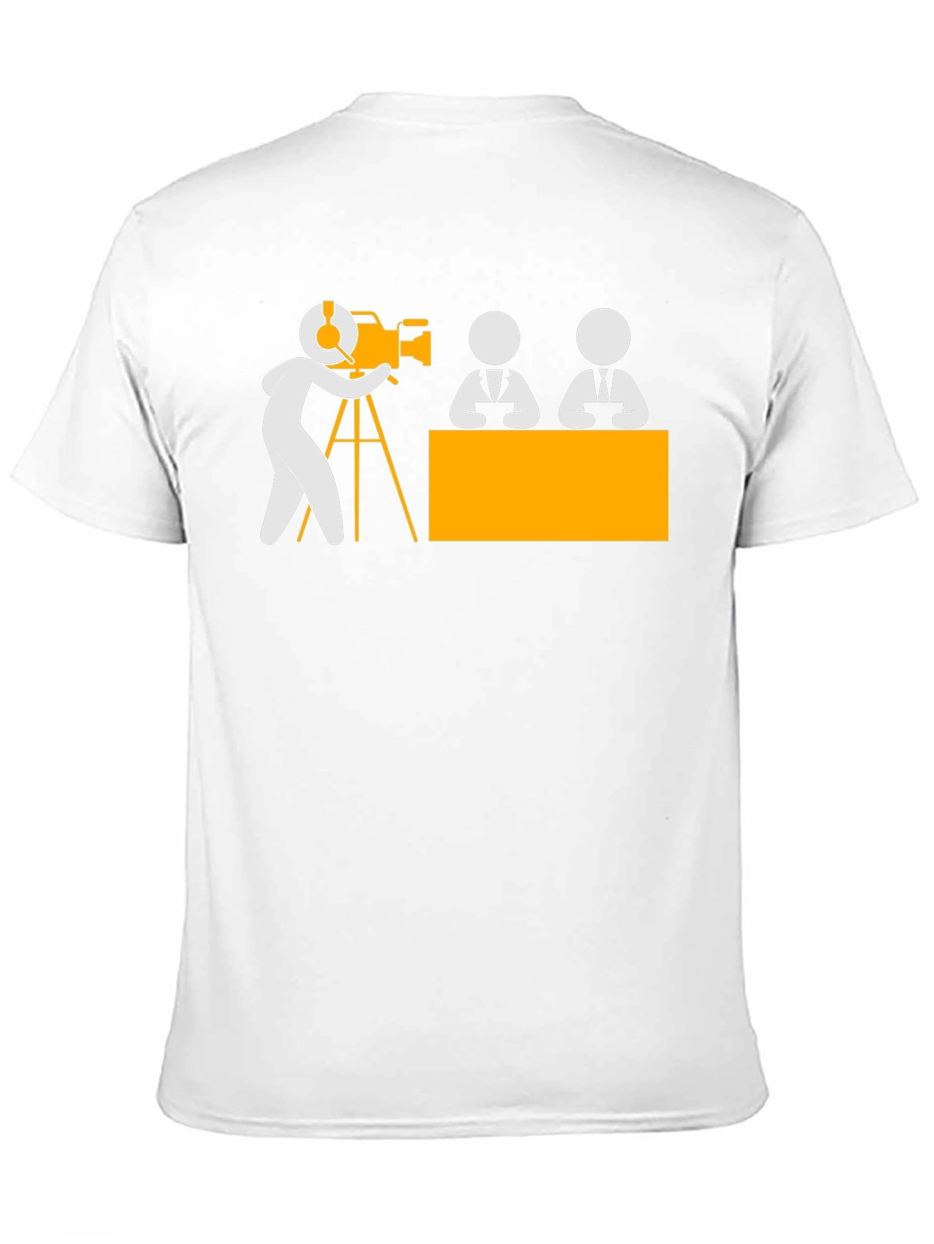 Black News Crew Black T-Shirt view 11