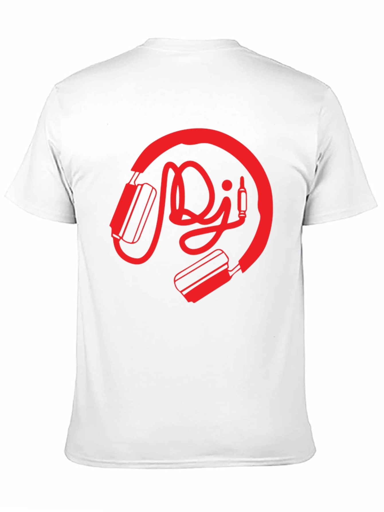 Black DJ Headphones Graphic Tee - Music Lover Shirt view 11