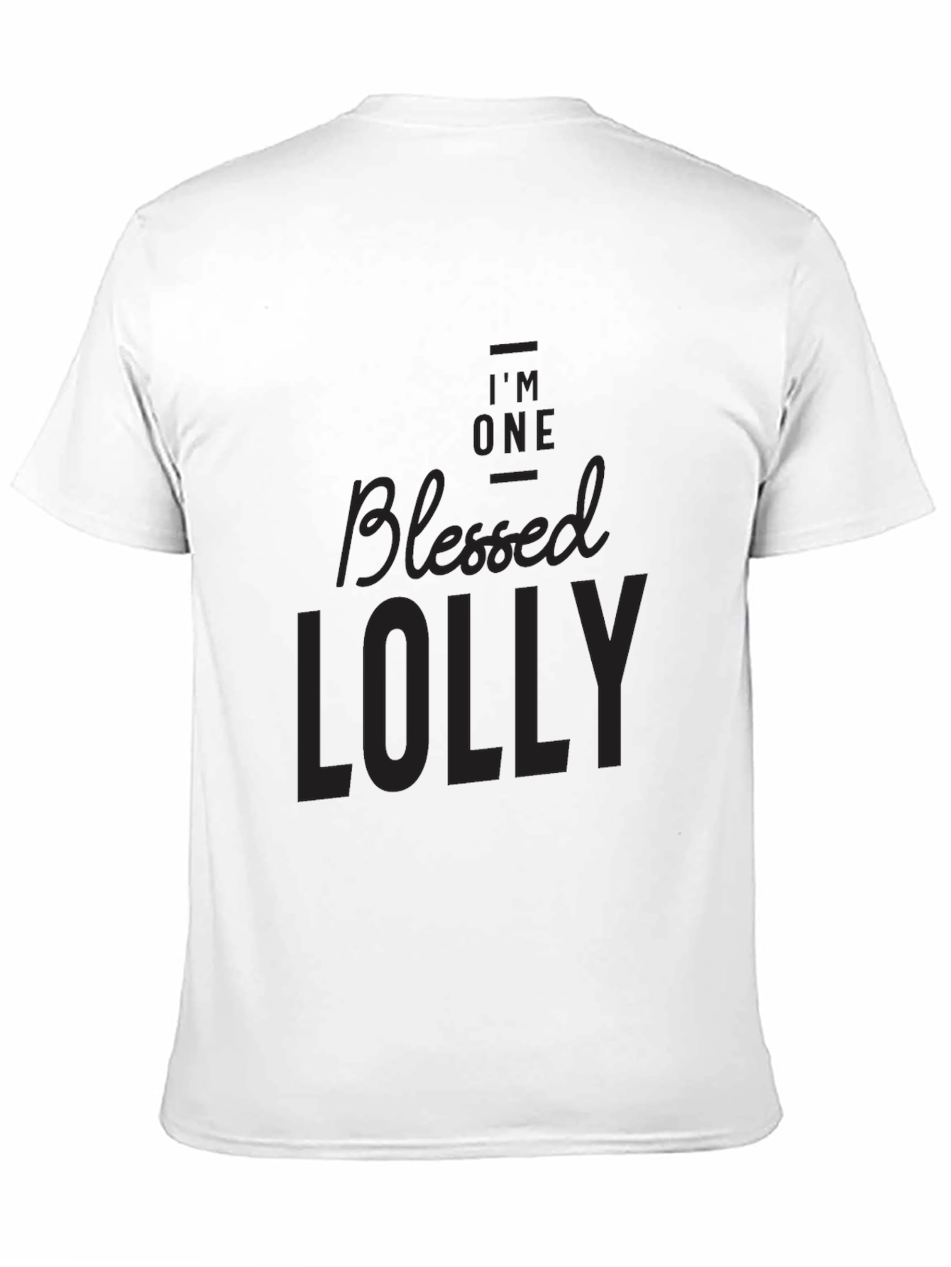 Black Blessed Lolly Black Graphic Tee view 11