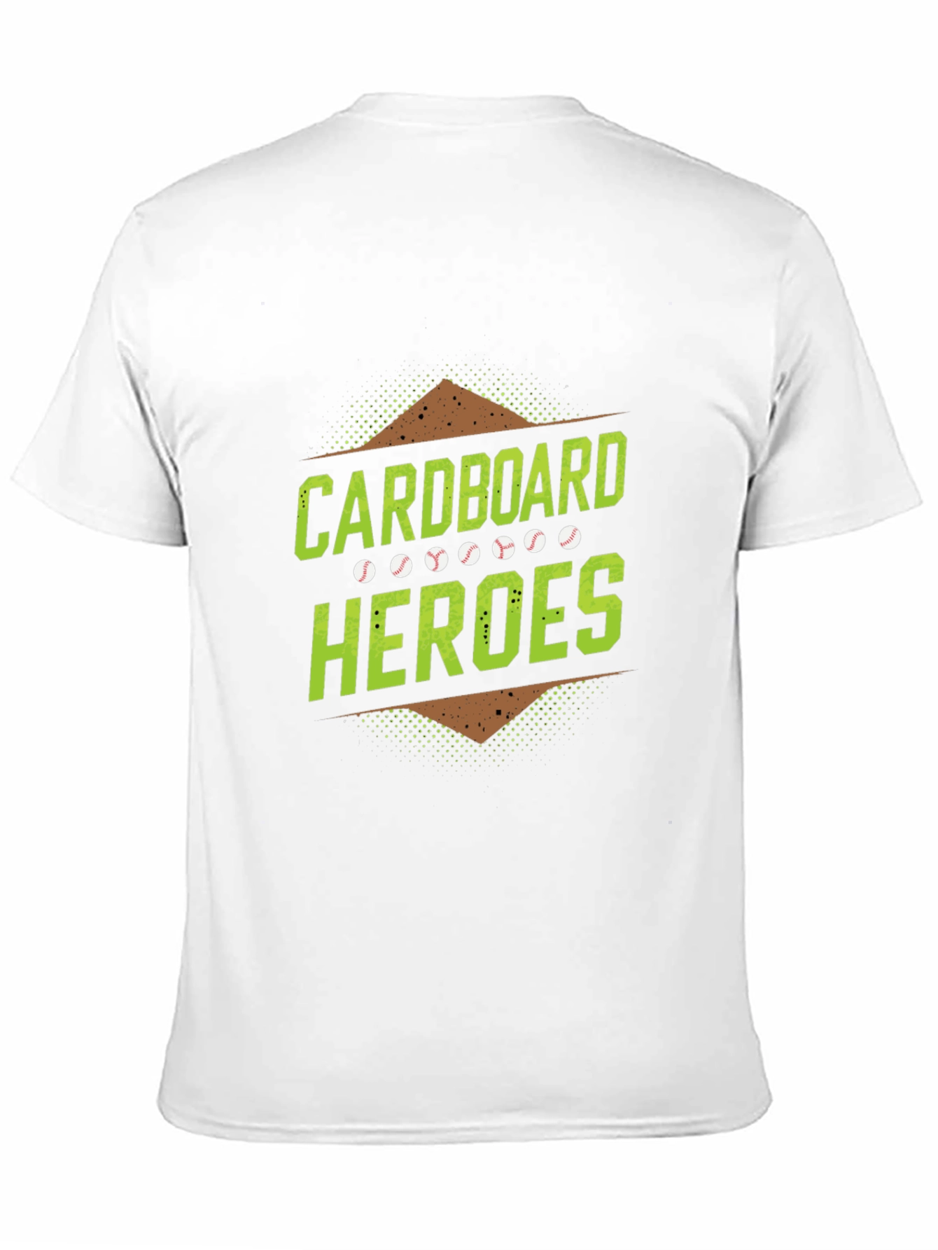 Black Cardboard Heroes T-Shirt - Baseball Fan Tee view 11