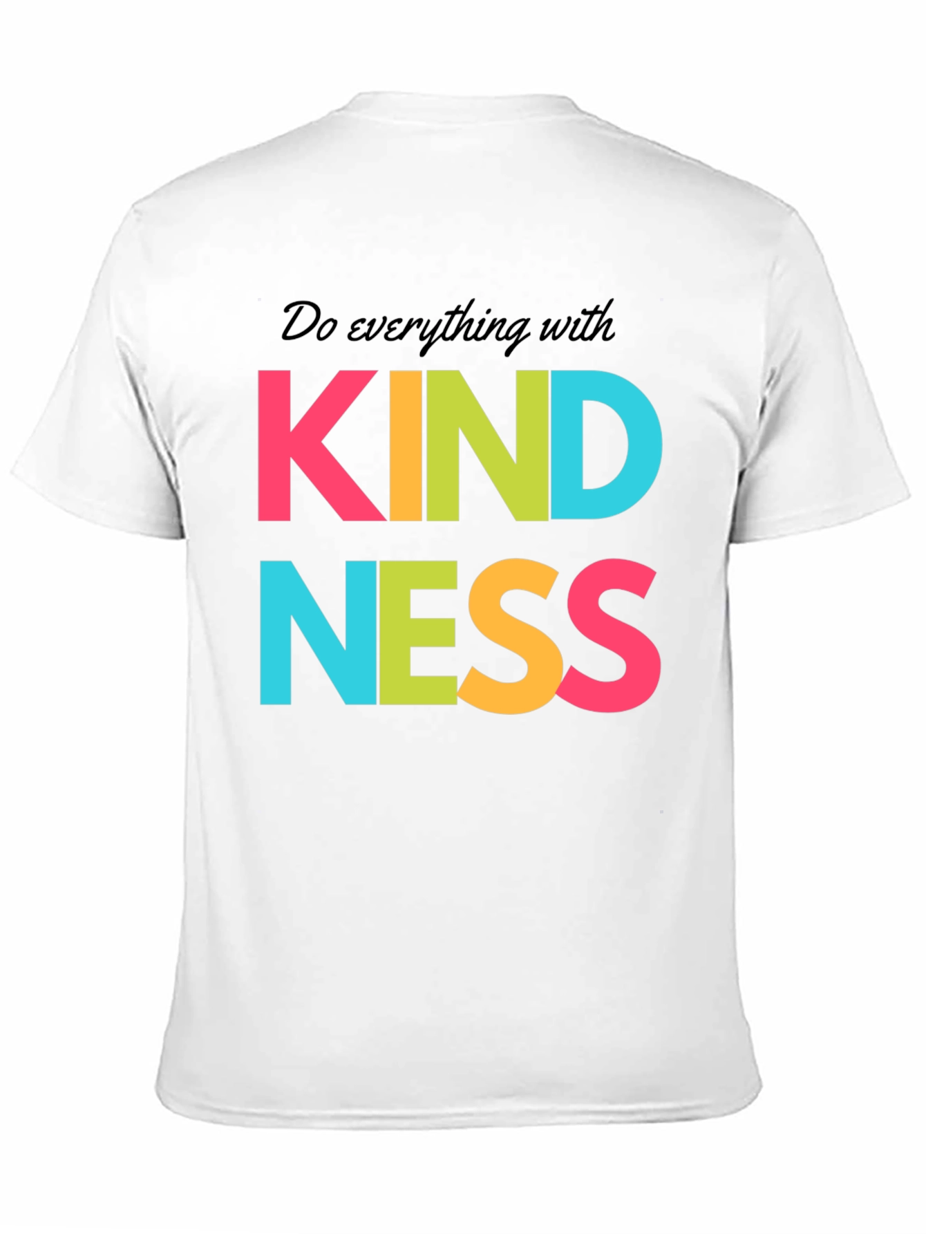 Black Kindness Graphic T-Shirt - Positive Message Tee view 11