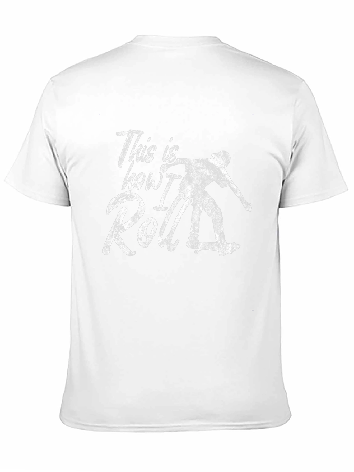 Black This is How I Roll Skateboarder Graphic Tee view 11