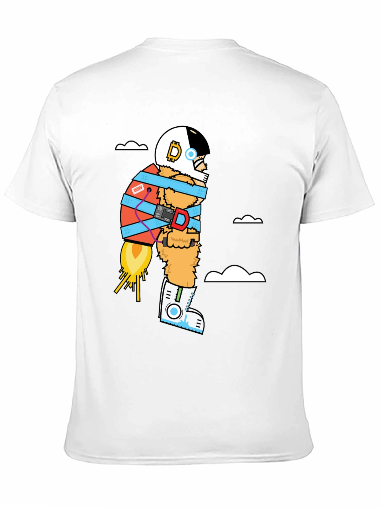 Black Astronaut Ape T-Shirt - Unique Graphic Tee view 11