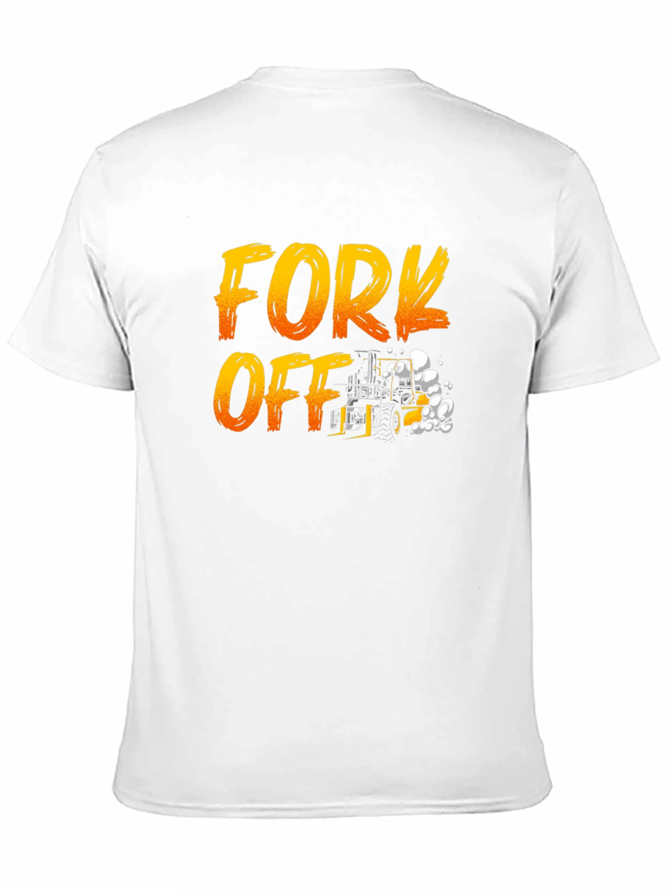 Black Fork Off T-Shirt - Humorous Graphic Tee view 11